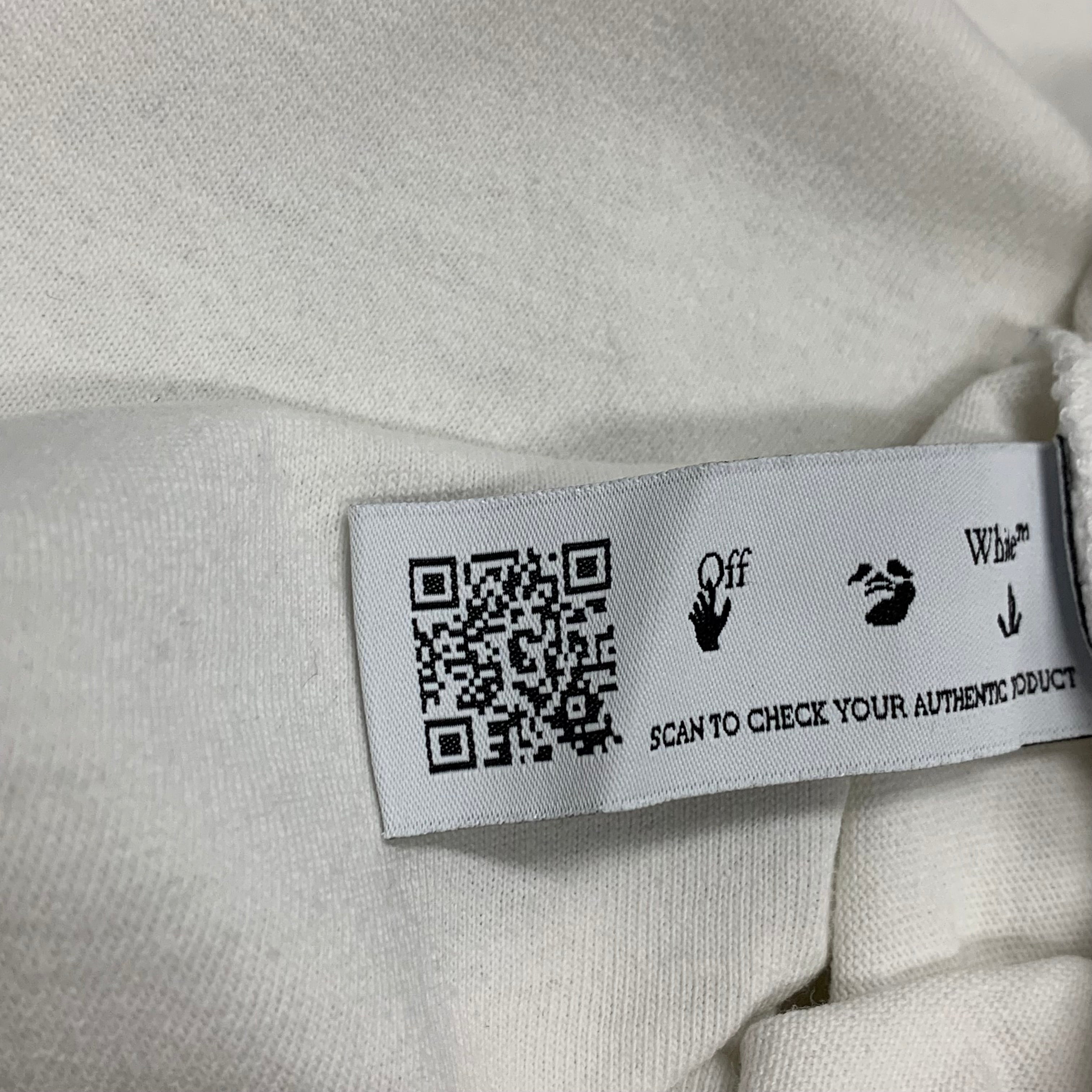 Off White Small Tee Liquid Arrows White T-Shirt Virgil Abloh
