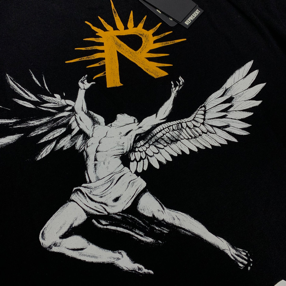 Represent XS Tee Icarus Jet Black T-Shirt