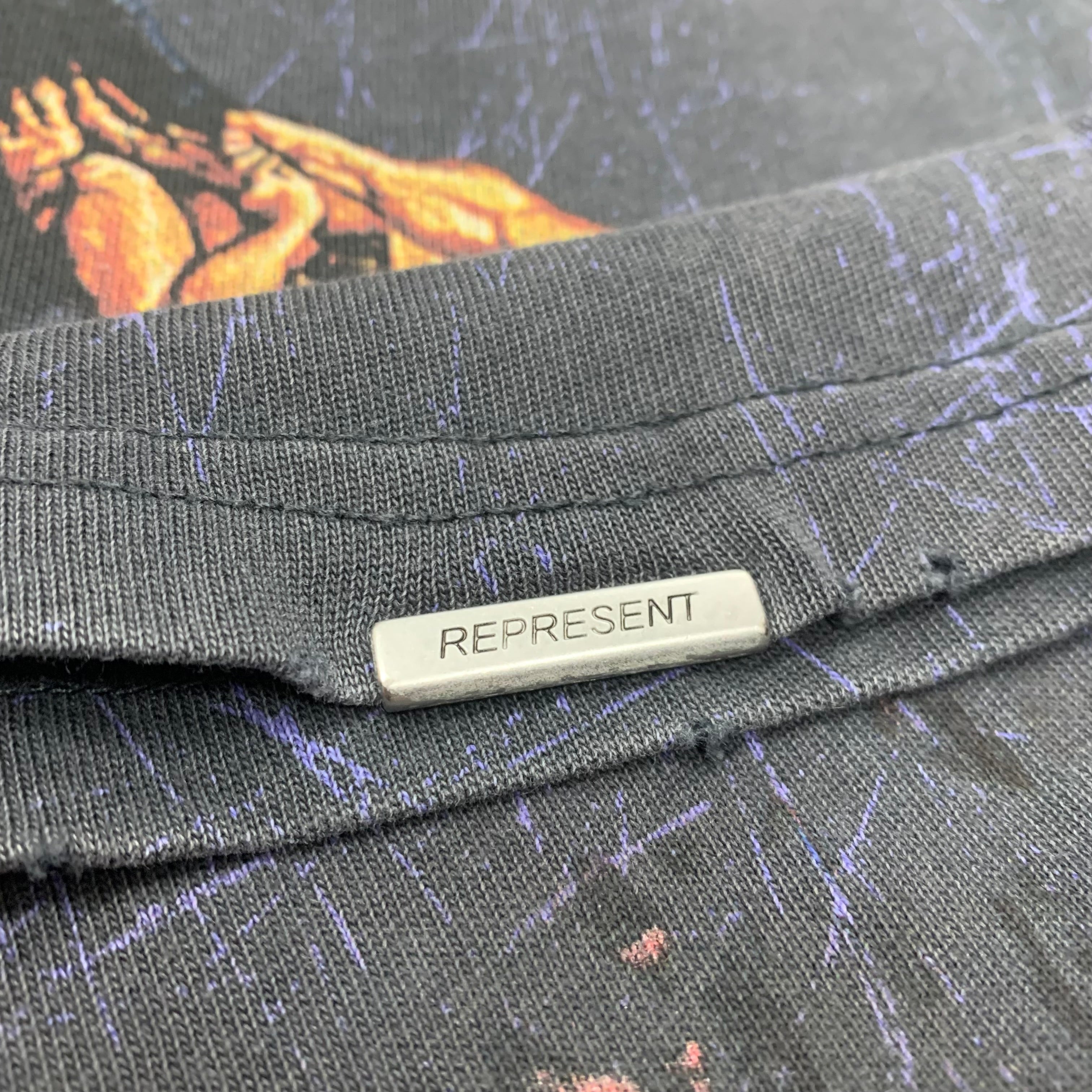 Represent Medium Tee Megadeth Vintage Grey T-Shirt