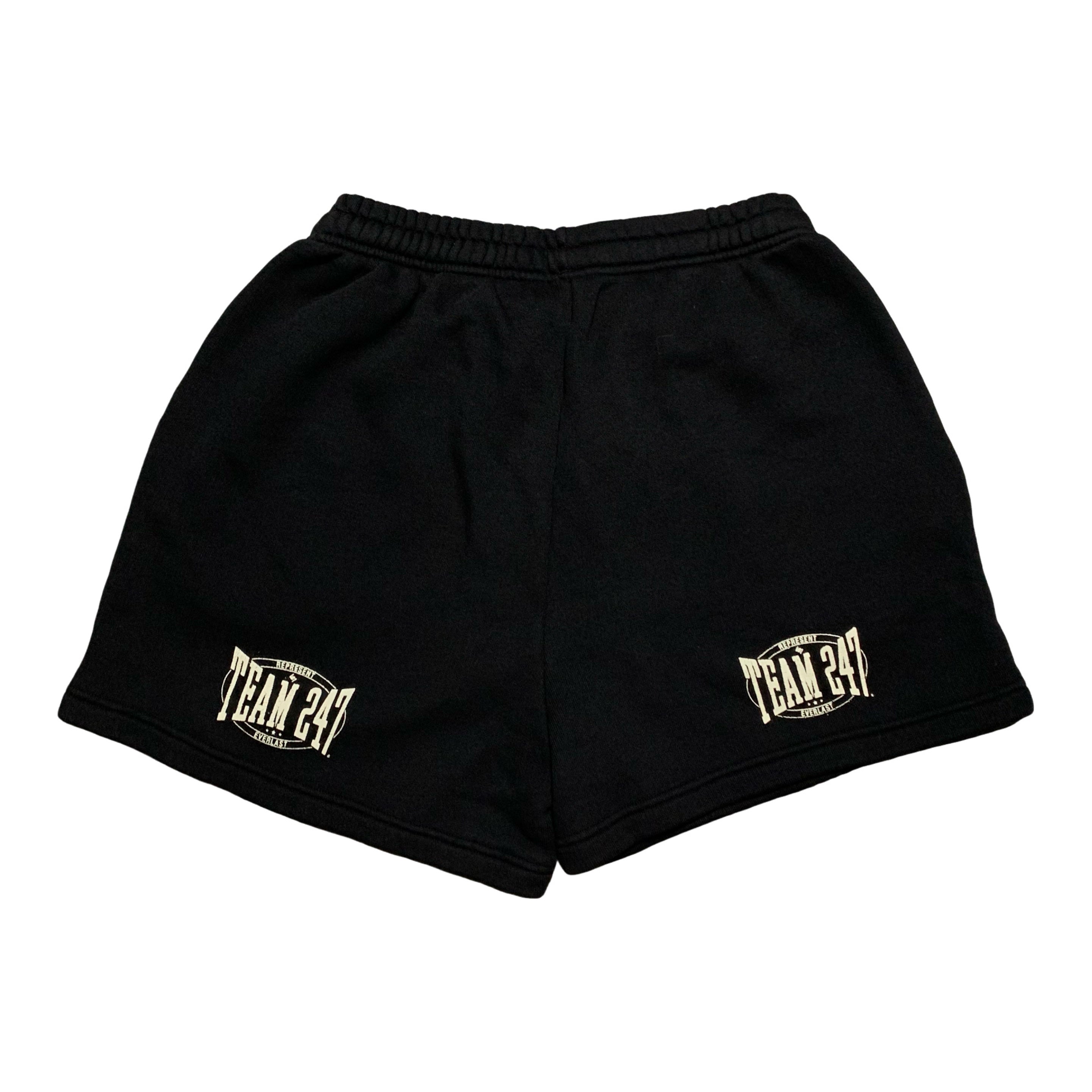 Represent Large Shorts 247 Everlast Training Camp Jersey Shorts Off Black