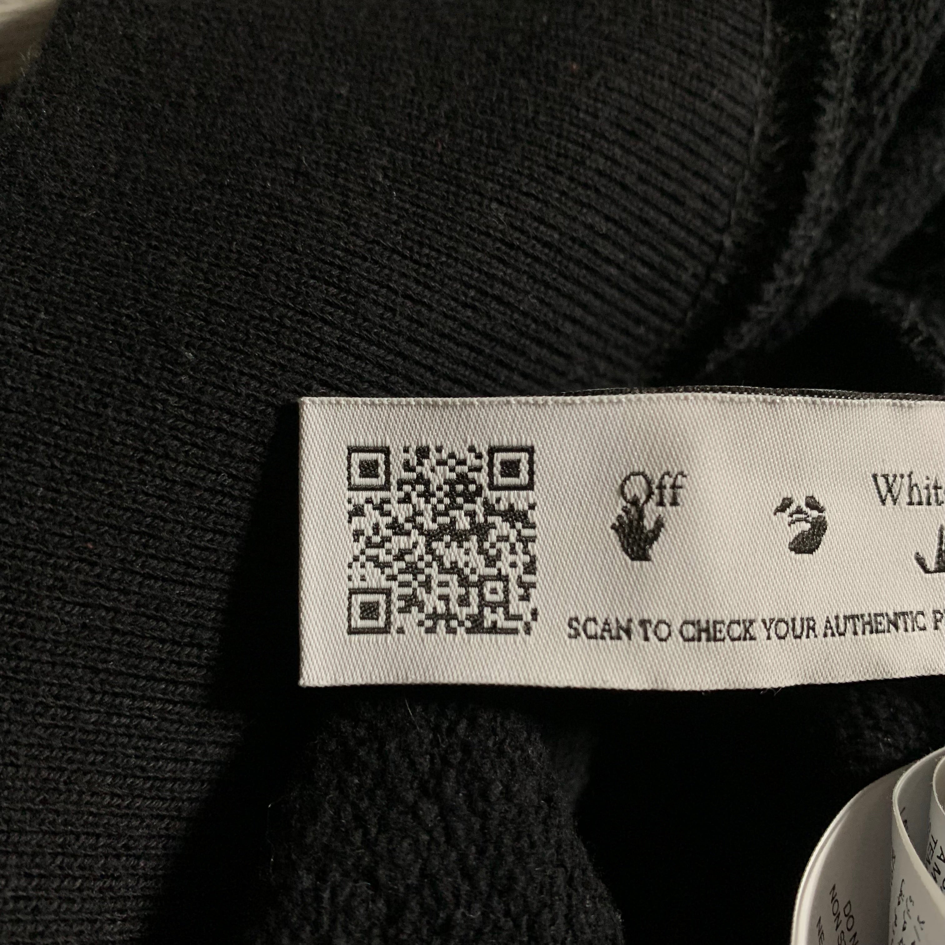 Off White Medium Caravaggio Graphic Black Sweatshirt Crewneck Virgil Abloh