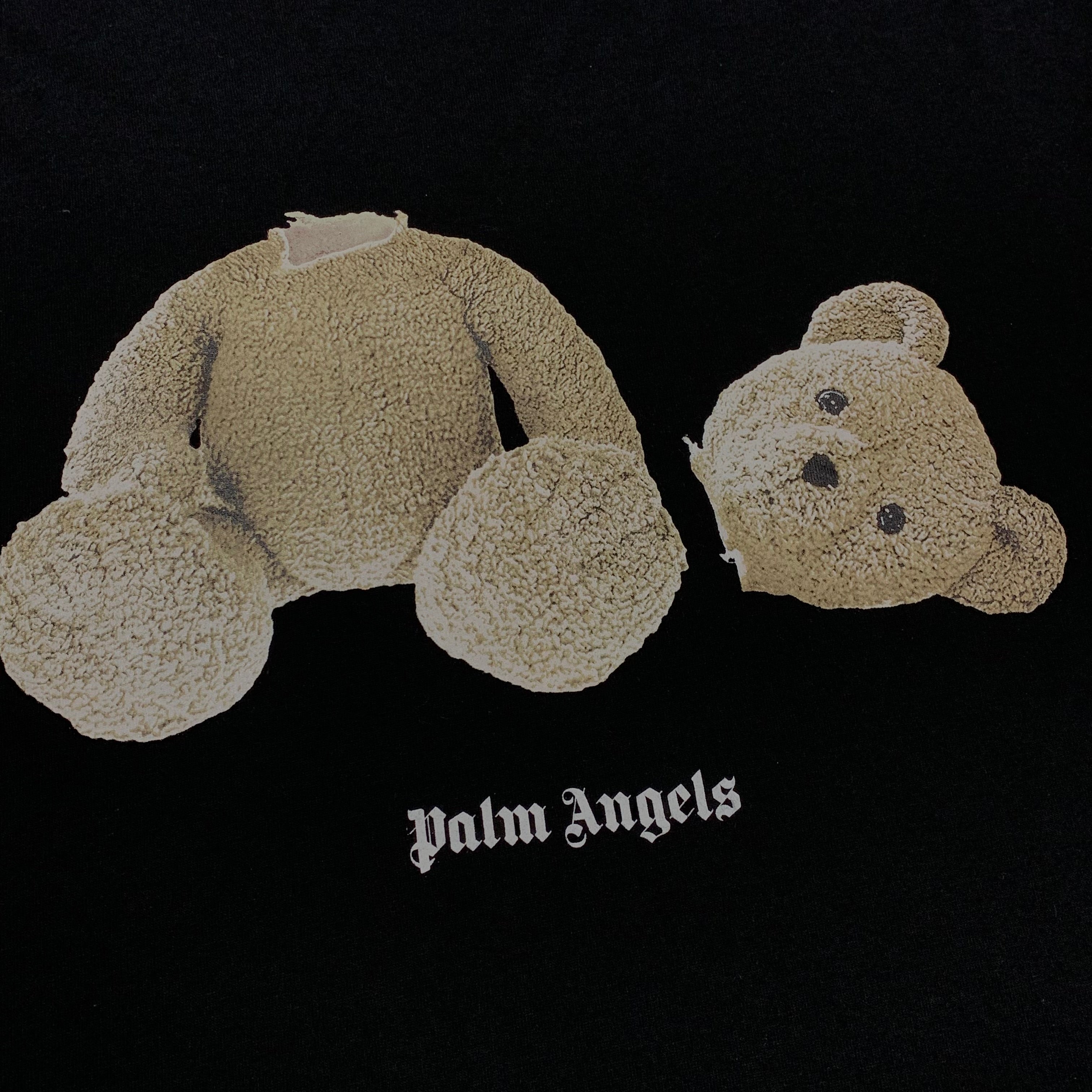 Palm Angels XS Tee Bear Classic Black T-Shirt
