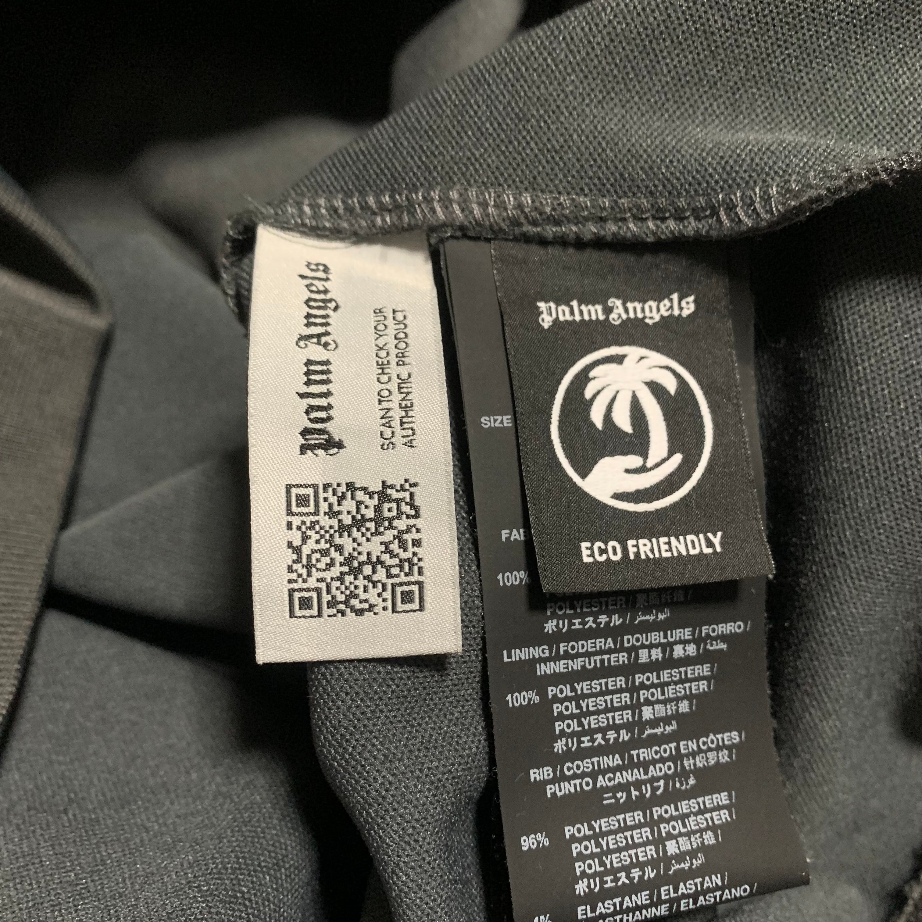 Palm Angels Large Track Jacket Classic Grey Jacket