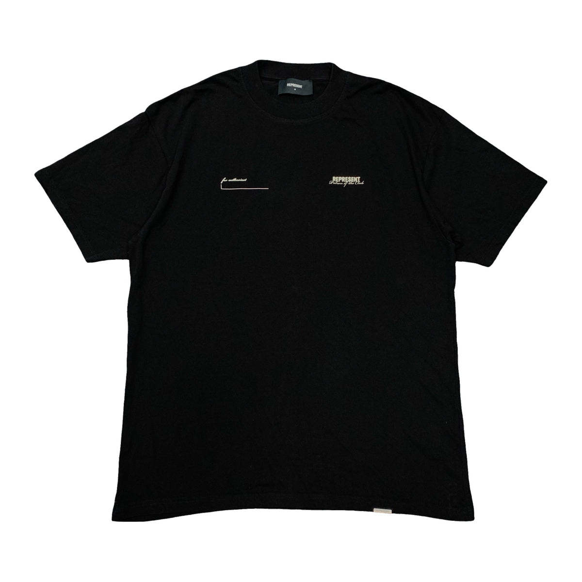 Represent Medium Tee Patron Of The Club Jet Black T-Shirt
