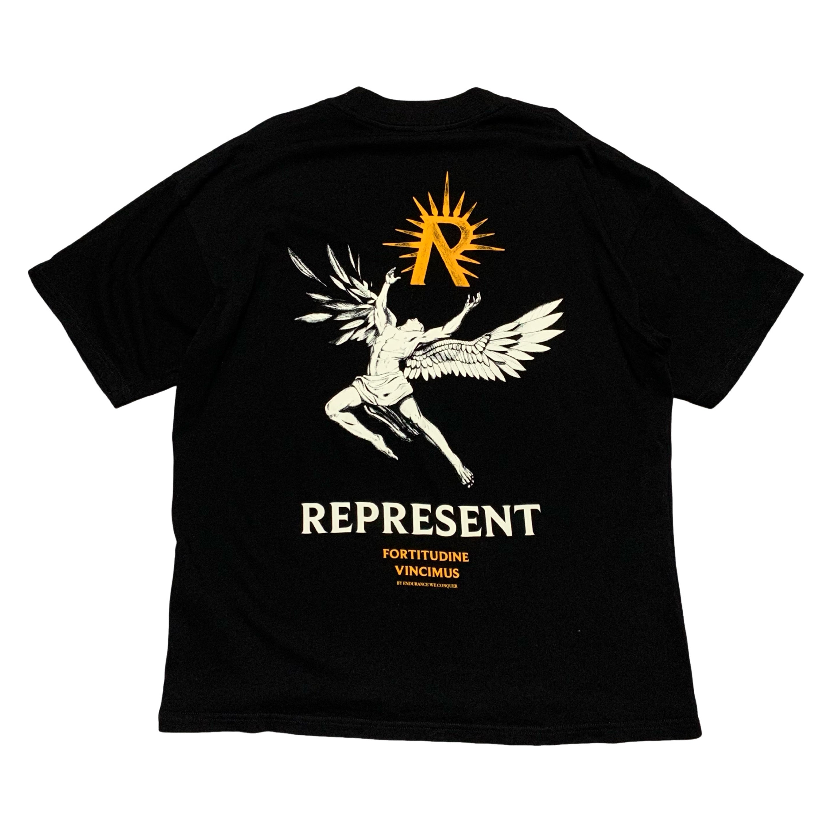 Represent Medium Icarus Jet Black Tee