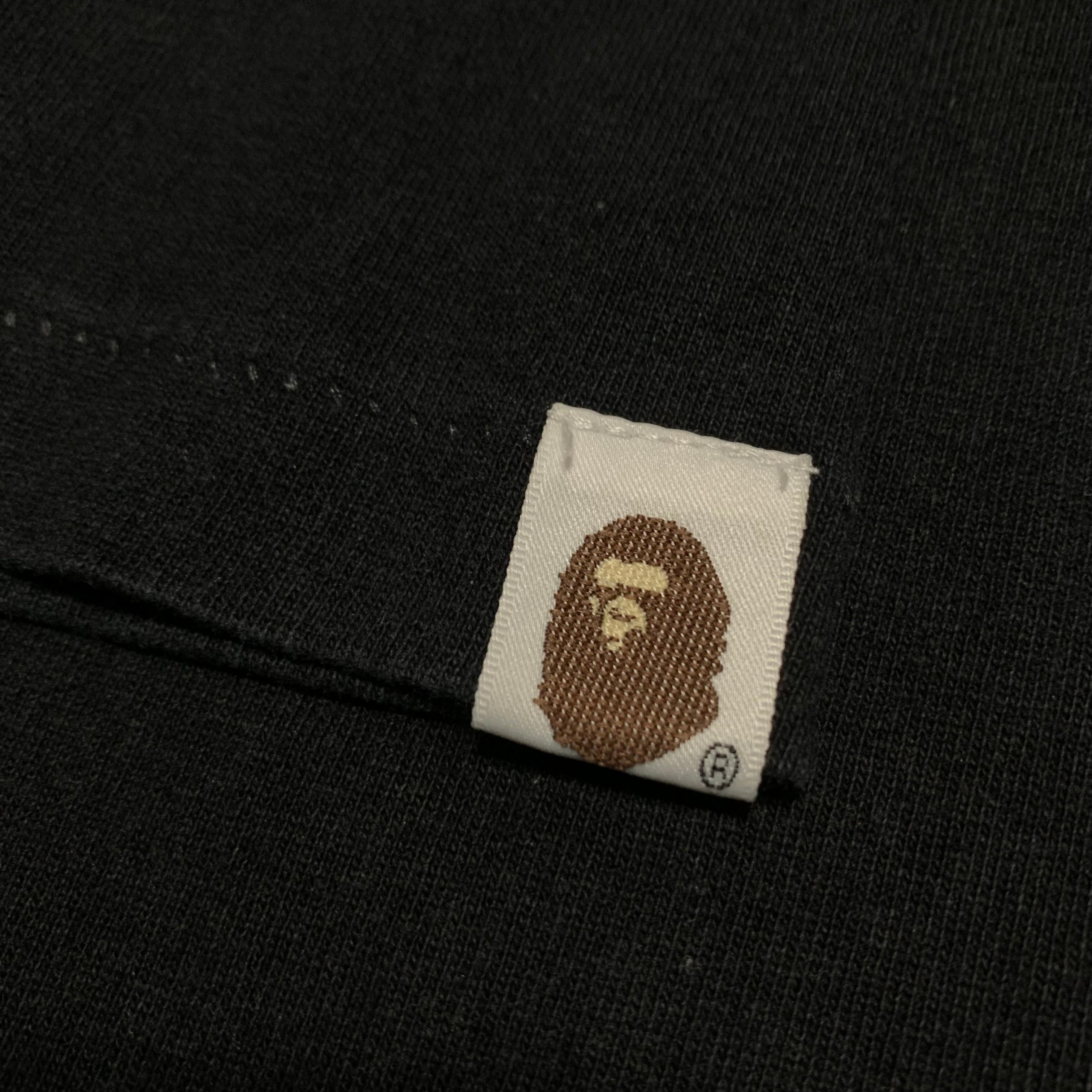 Bape Medium College 1st Camo Black Tee A Bathing Ape