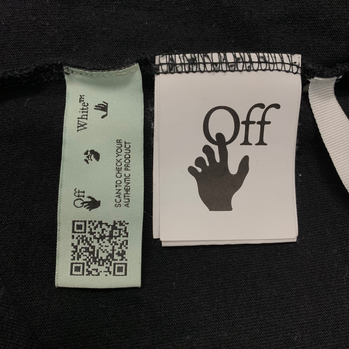 Off White Small Tee Caravaggio Arrows Black T-Shirt Virgil Abloh