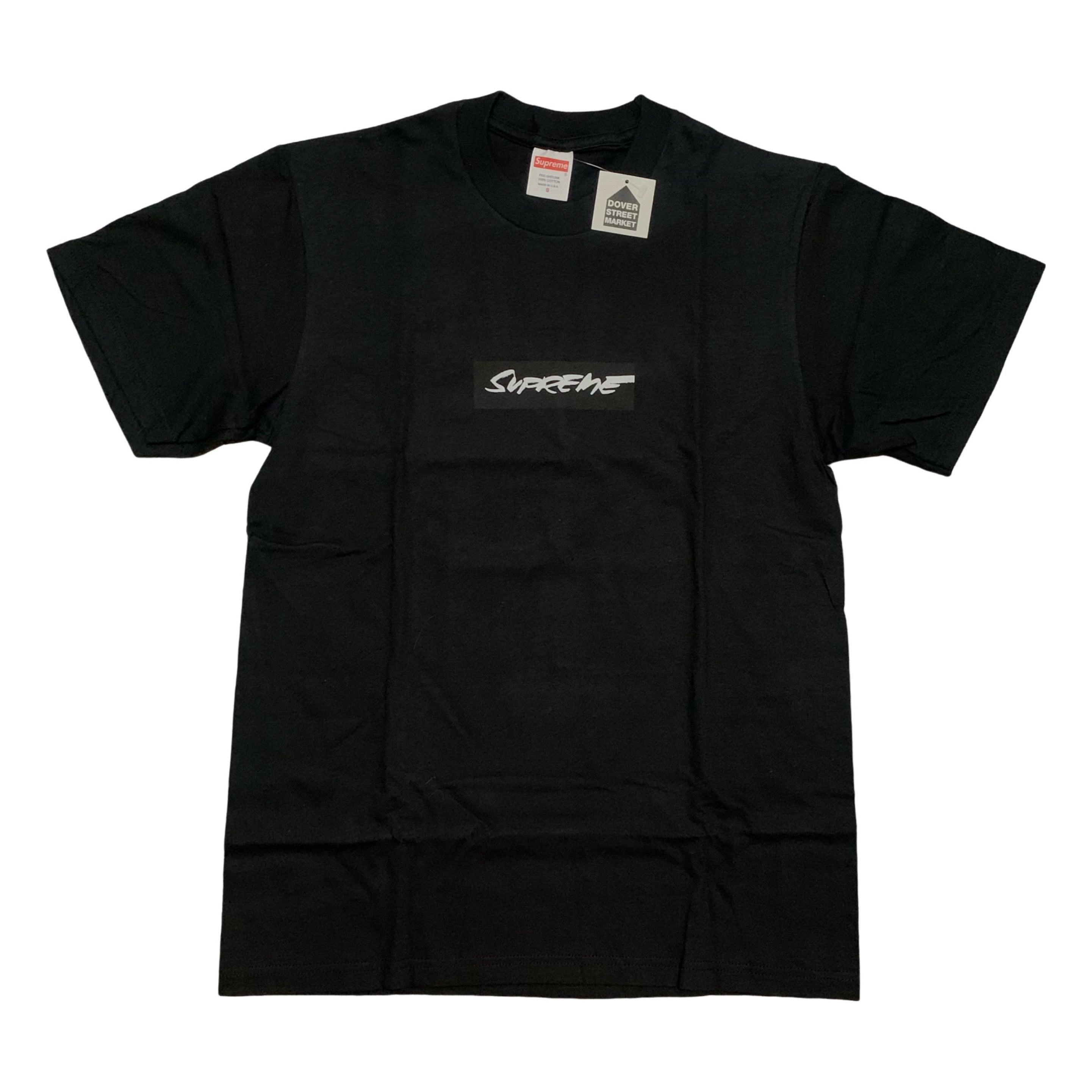 Supreme Small Futura Box Logo Black Tee 2024