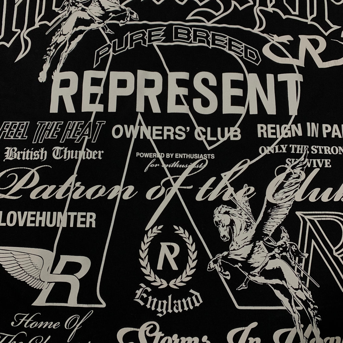 Represent Large Tee Icons Collection Jet Black T-Shirt