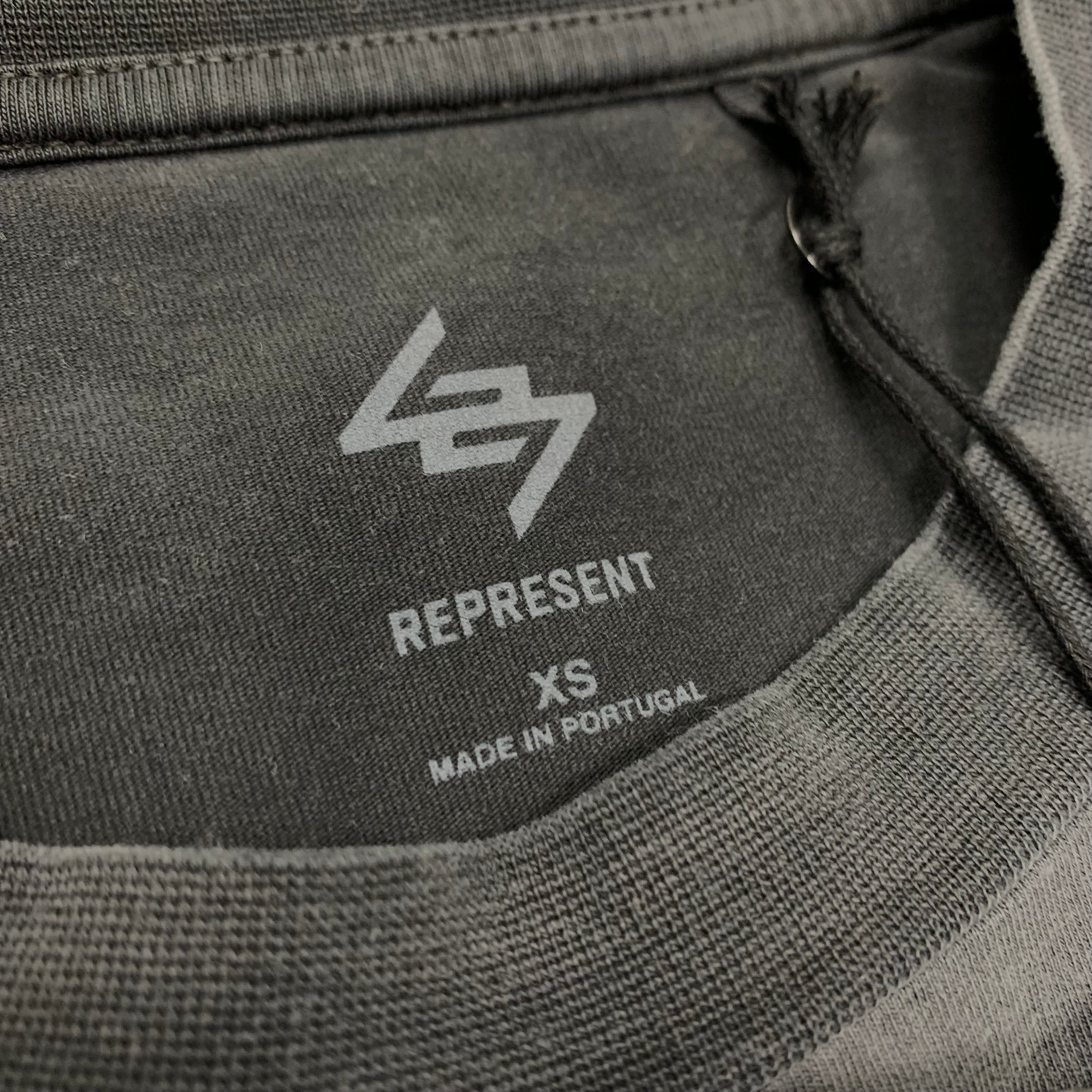 Represent XS Tank 247 Motion Oversized Aged Black Tank Top