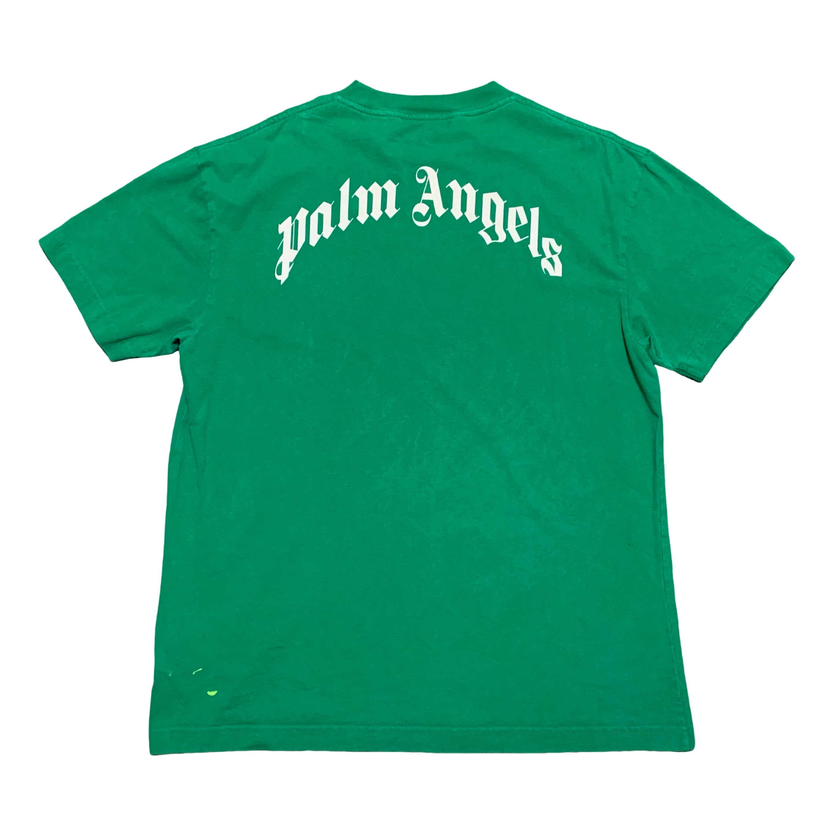 Palm Angels XL Crocodile Green Tee