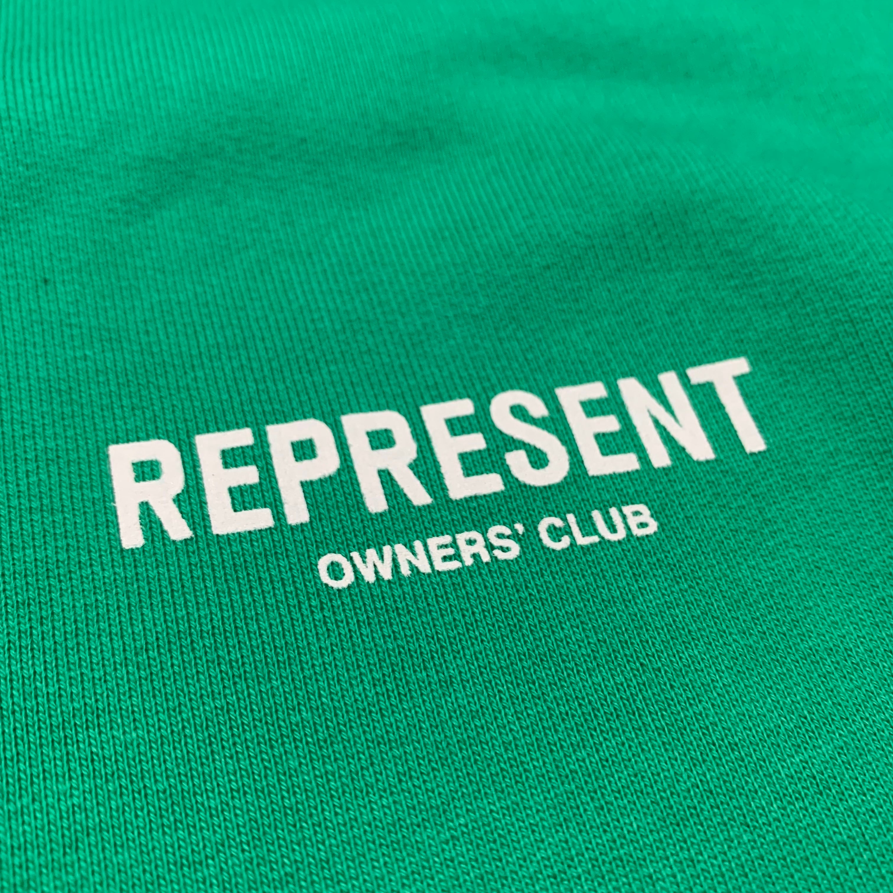Represent Medium Owners Club Island Green Hoodie