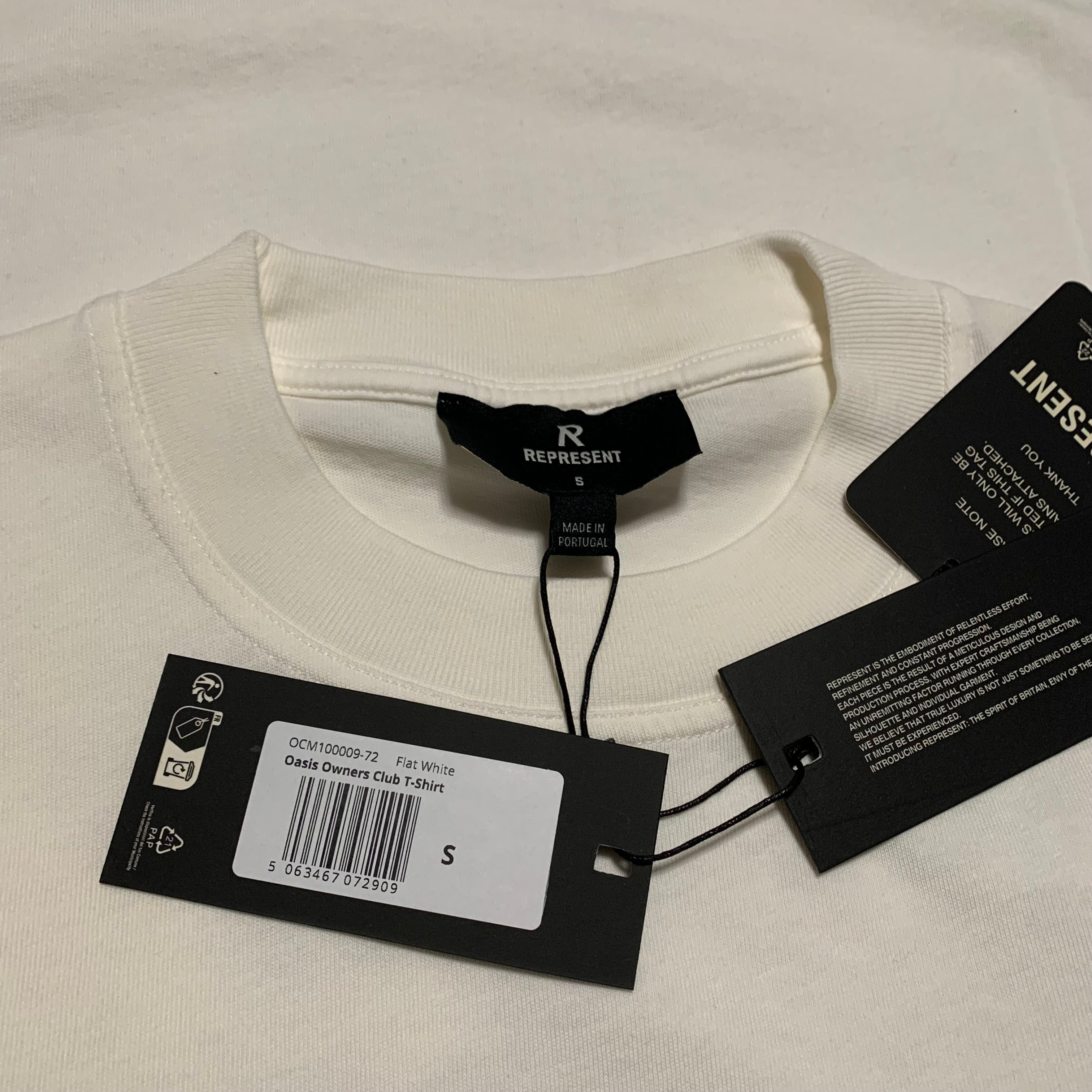 Represent Small Oasis Owners Club Flat White Tee