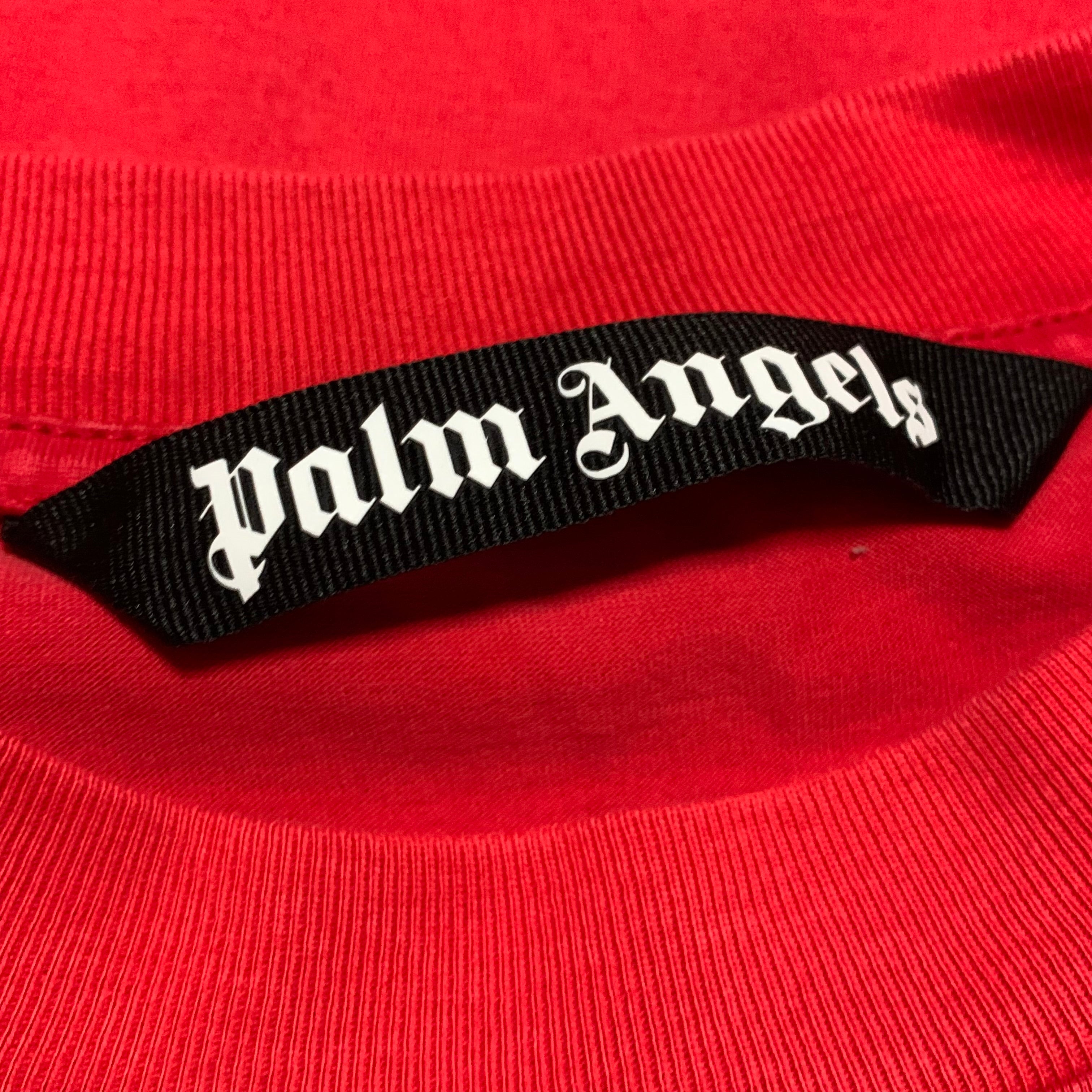 Palm Angels Medium Desert Logo Red Tee