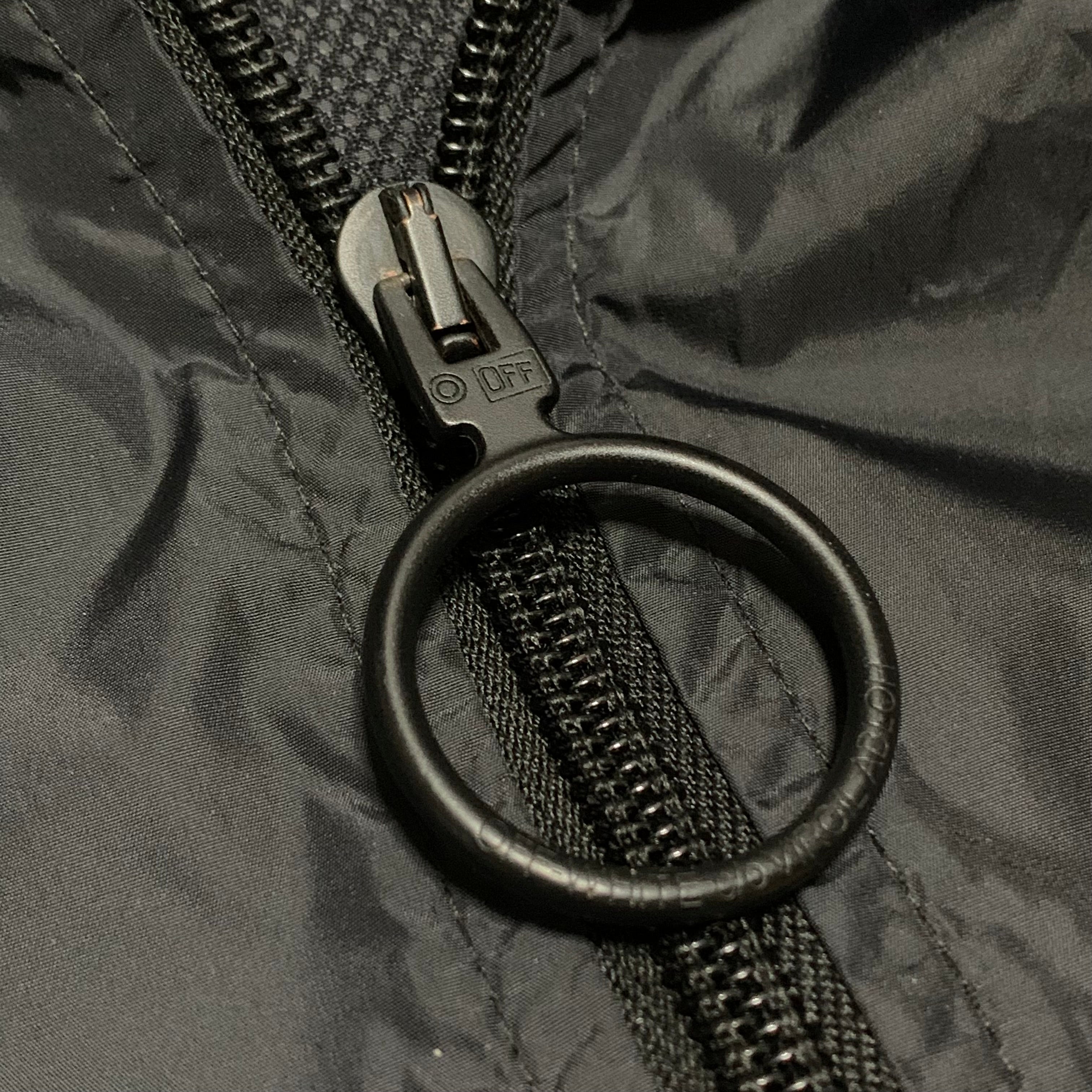 Off White Medium Track Jacket Black Track Top Virgil Abloh