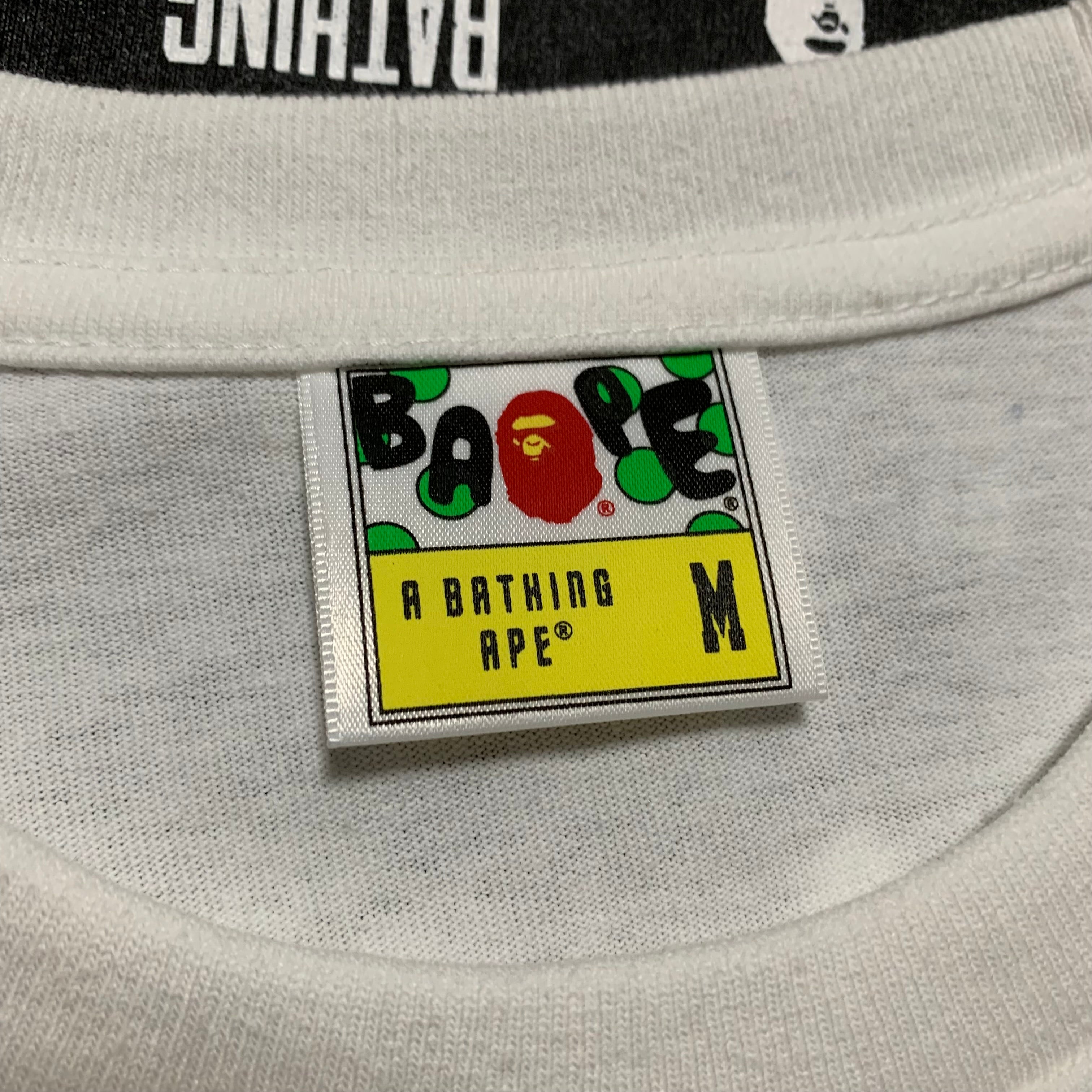 Bape Medium Graphic A Bathing Ape White Tee