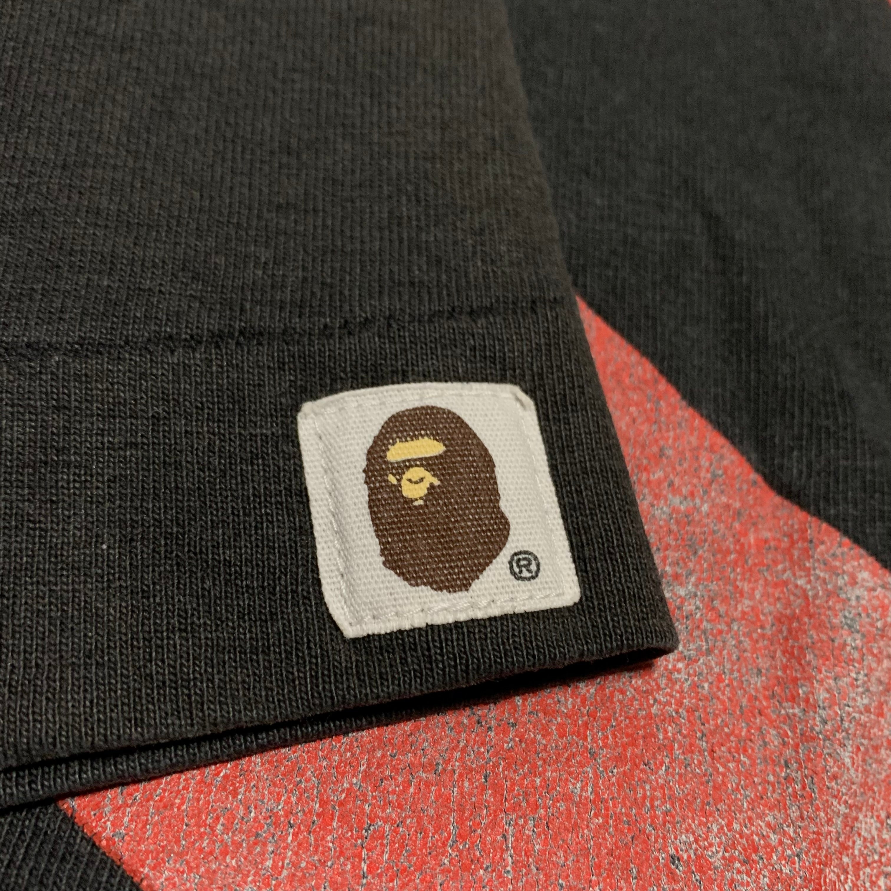 Bape Medium Play Graphic Black Tee A Bathing Ape Vintage OG 1999