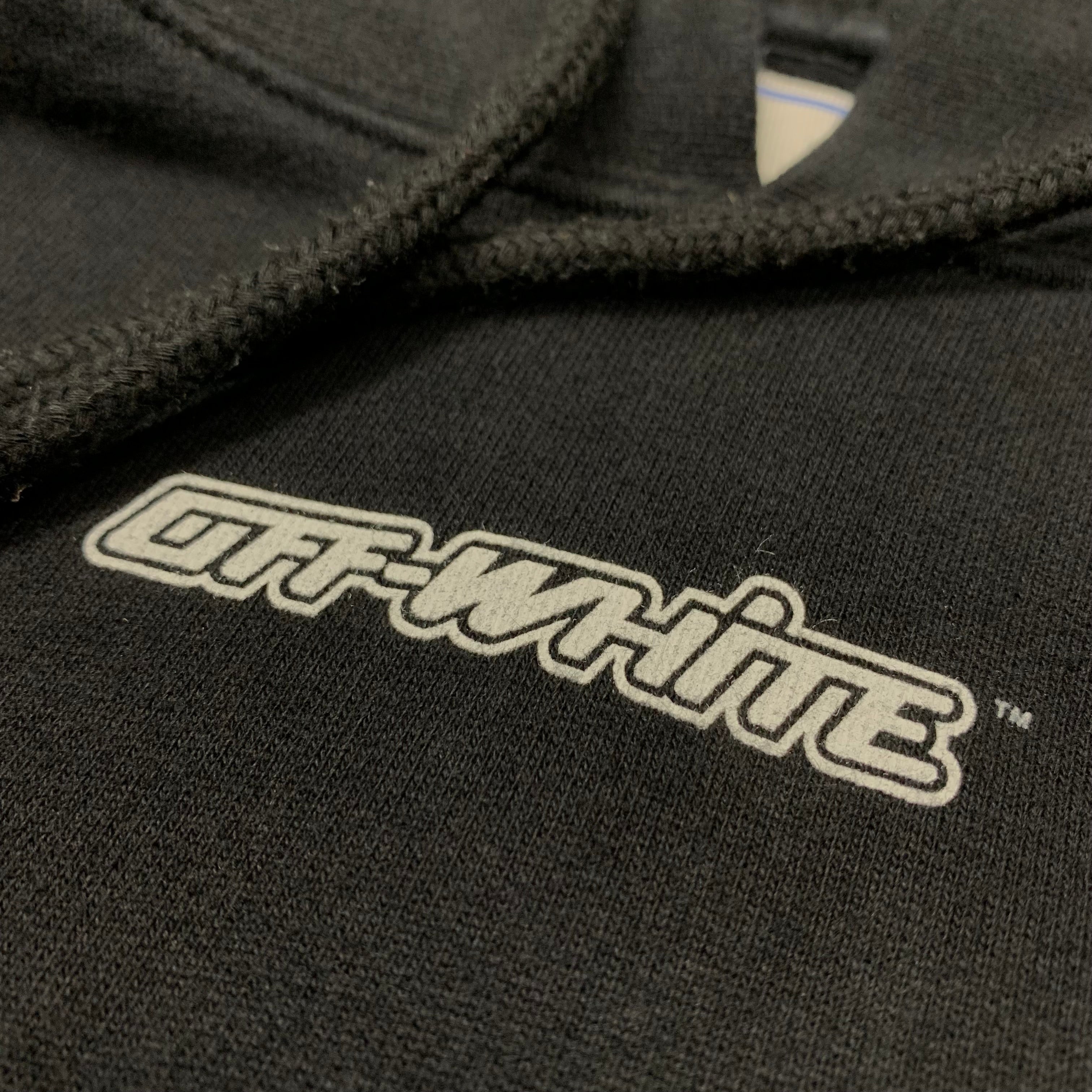 Off White Small Hoodie Pink Marker Arrows Black Hoodie Virgil Abloh
