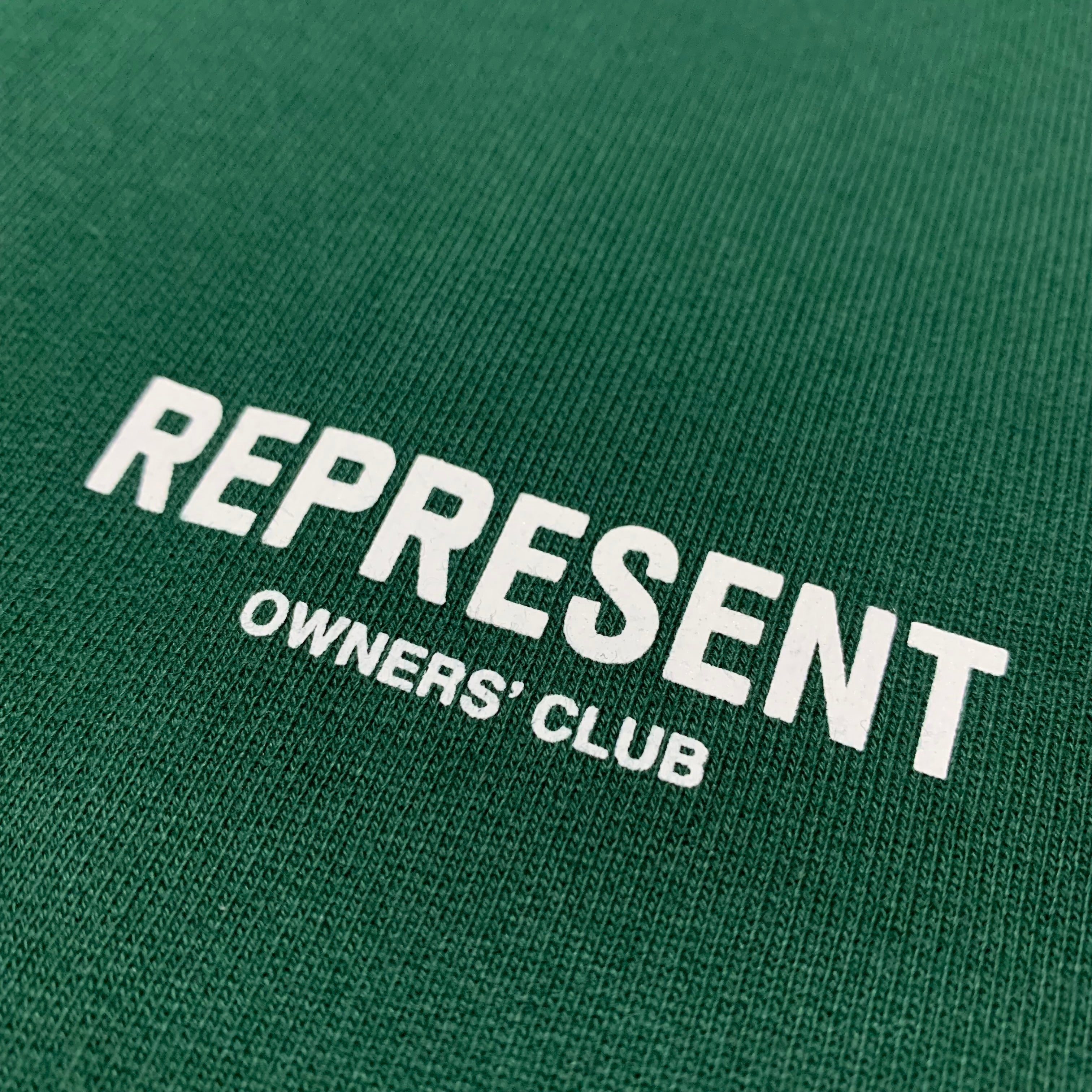 Represent XS Owners Club Racing Green Sweater Sweatshirt Crewneck