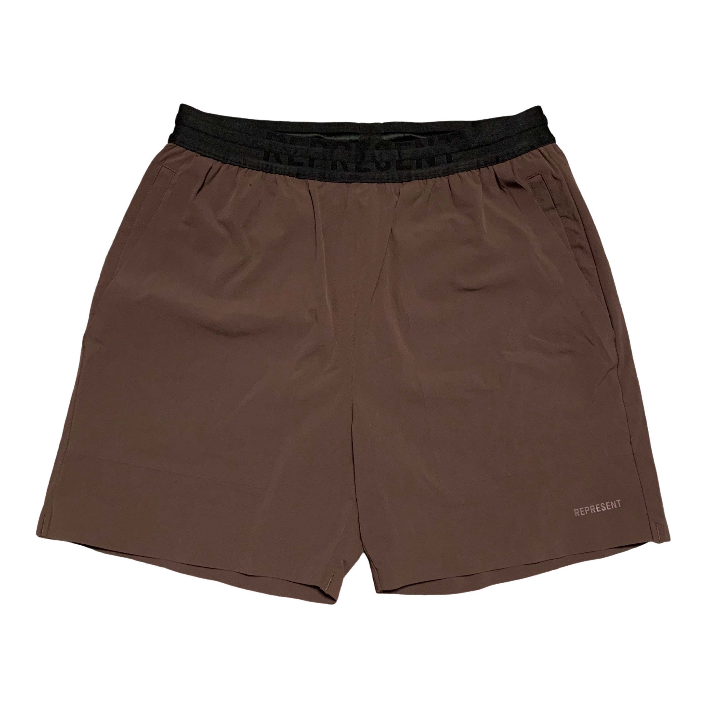 Represent XS Shorts 247 Brown Training Crew Bottoms