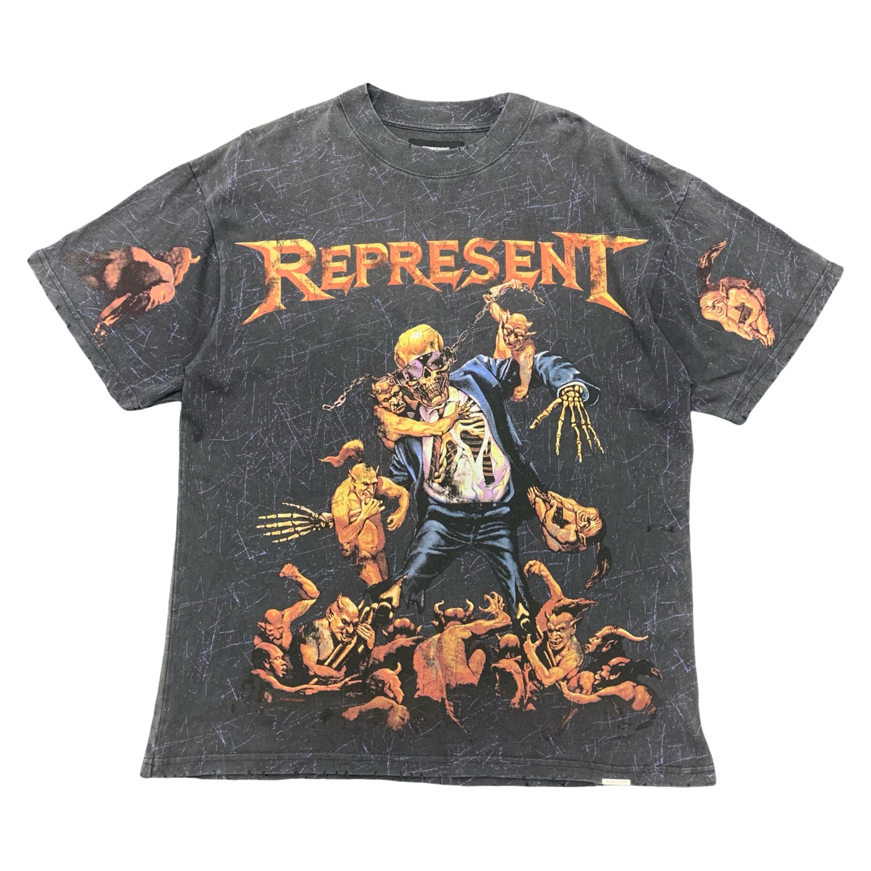 Represent Medium Tee Megadeth Vintage Grey T-Shirt