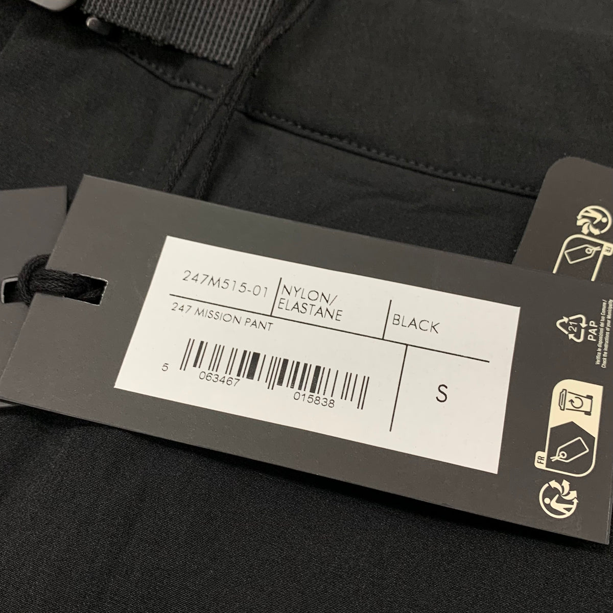 Represent Small Pant 247 Mission Black Pant Bottoms (RRP £160)