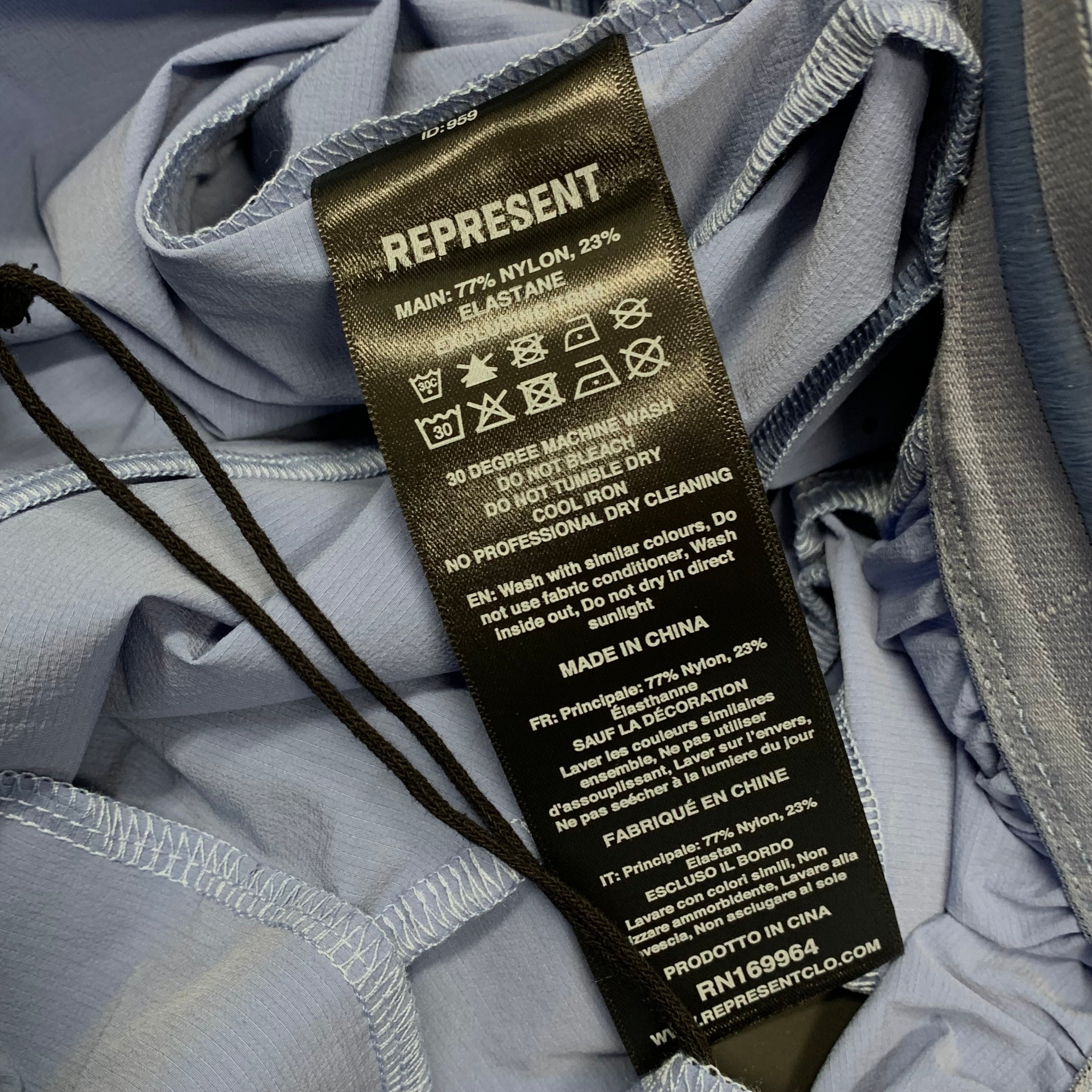 Represent XS Shorts 247 Training Dusk Blue Shorts