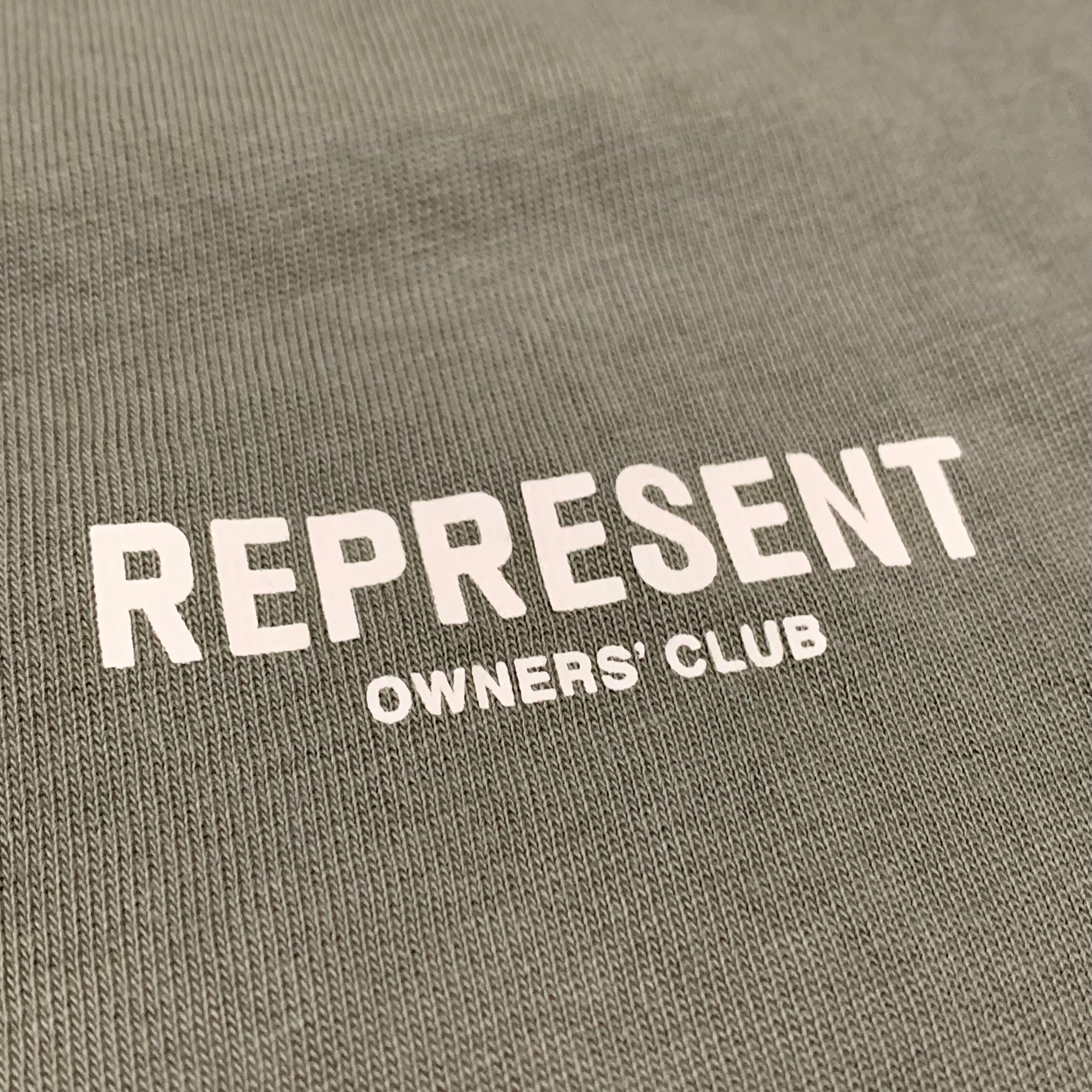 Represent Medium Owners Club Khaki Green Tee