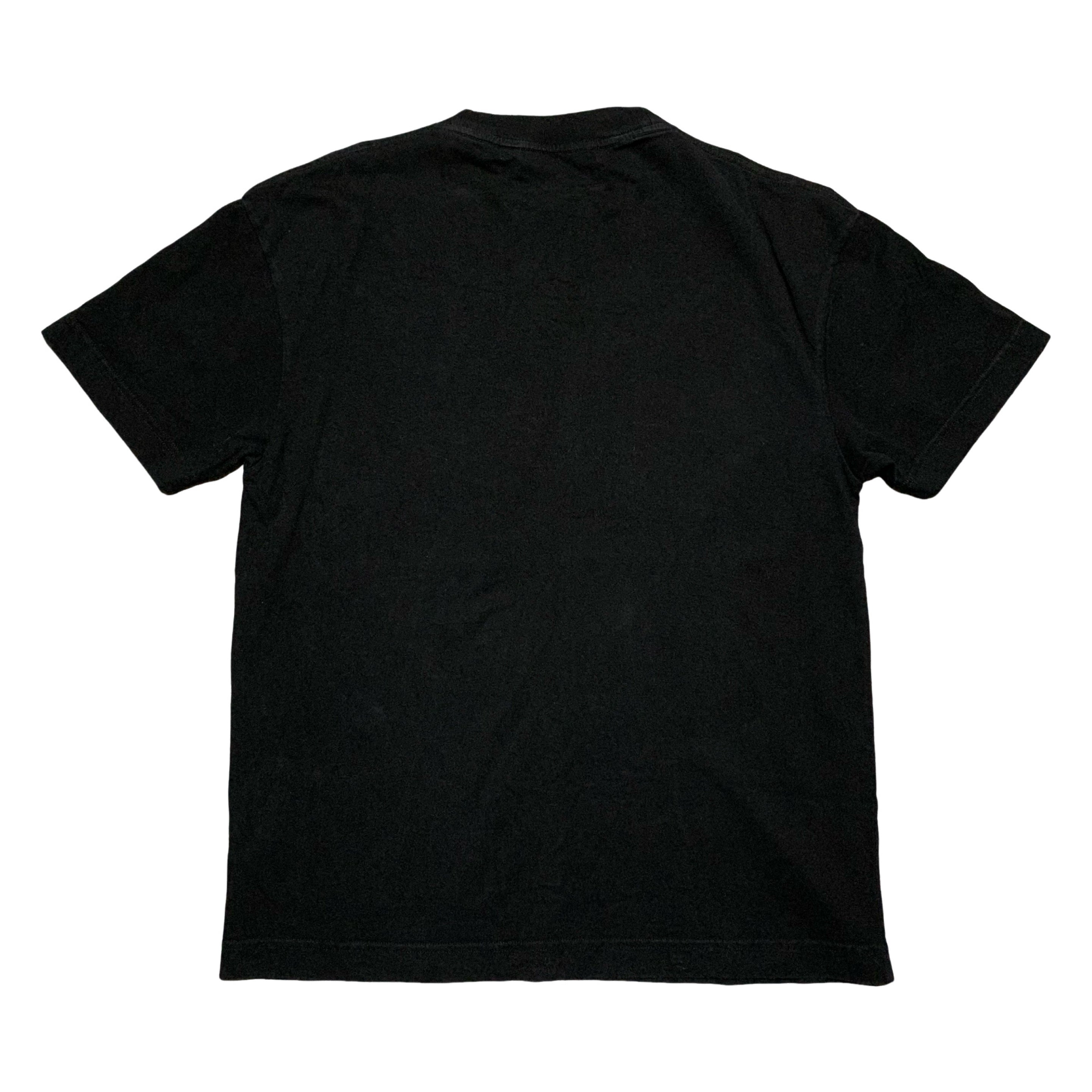 Palm Angels Large Galaxy Graphic Black Tee