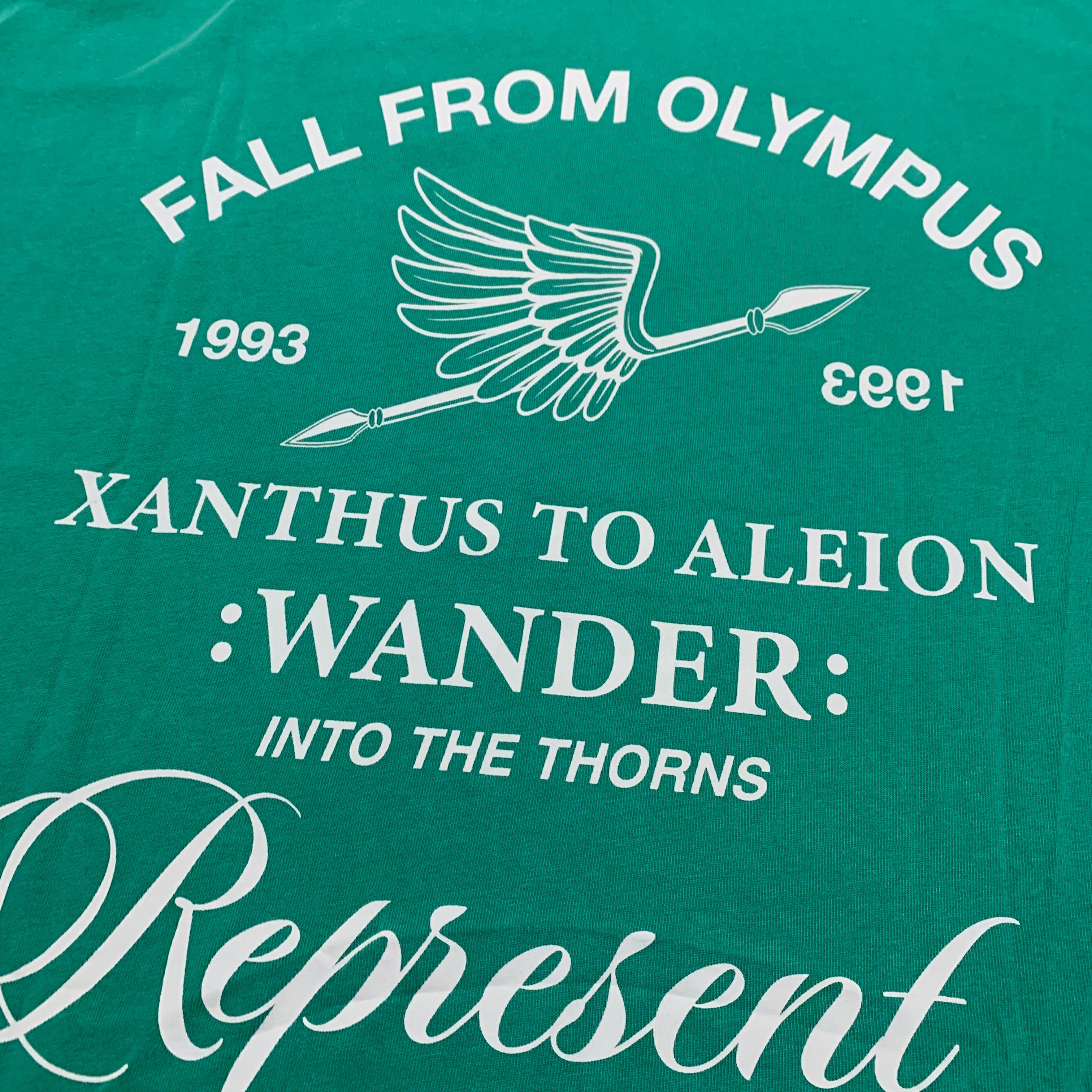 Represent Large Fall From Olympus Island Green Tee