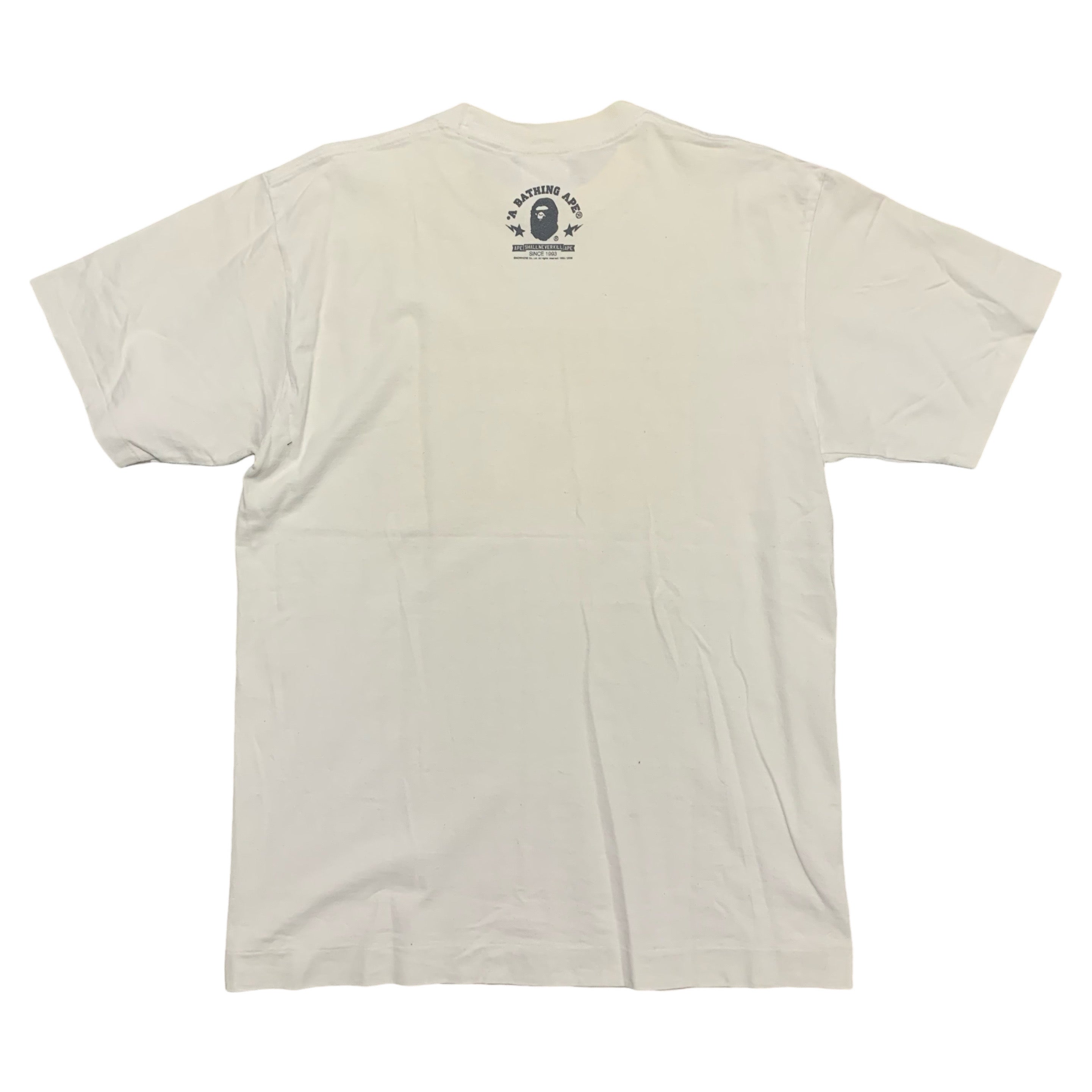 Bape Medium Made By Humans White Tee Nigo Rare 2008