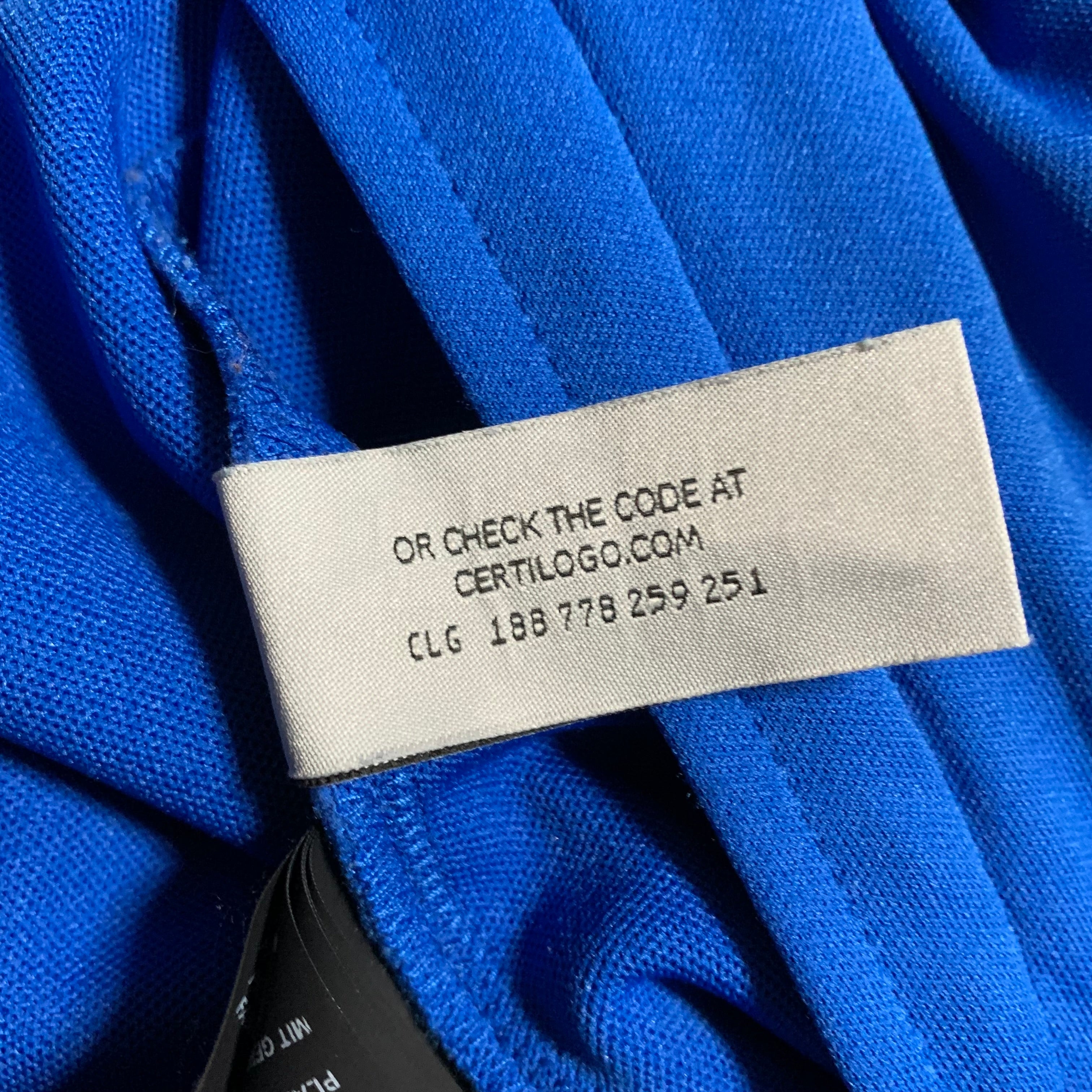 Palm Angels Medium Track Jacket Classic Logo Electric Blue Jacket