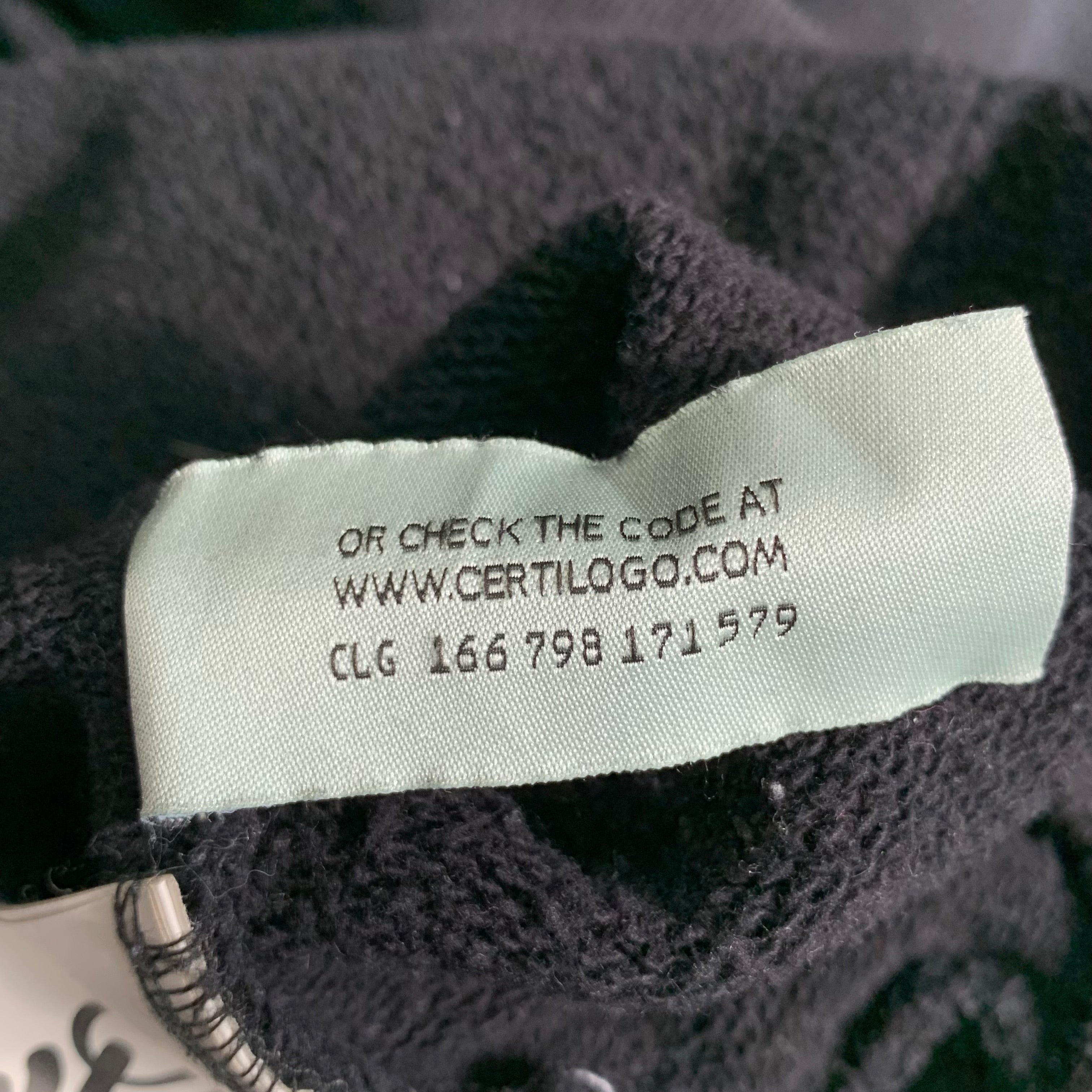 Off White Large Hoodie Marker Arrows Black Hoodie Virgil Abloh Blue Graphic
