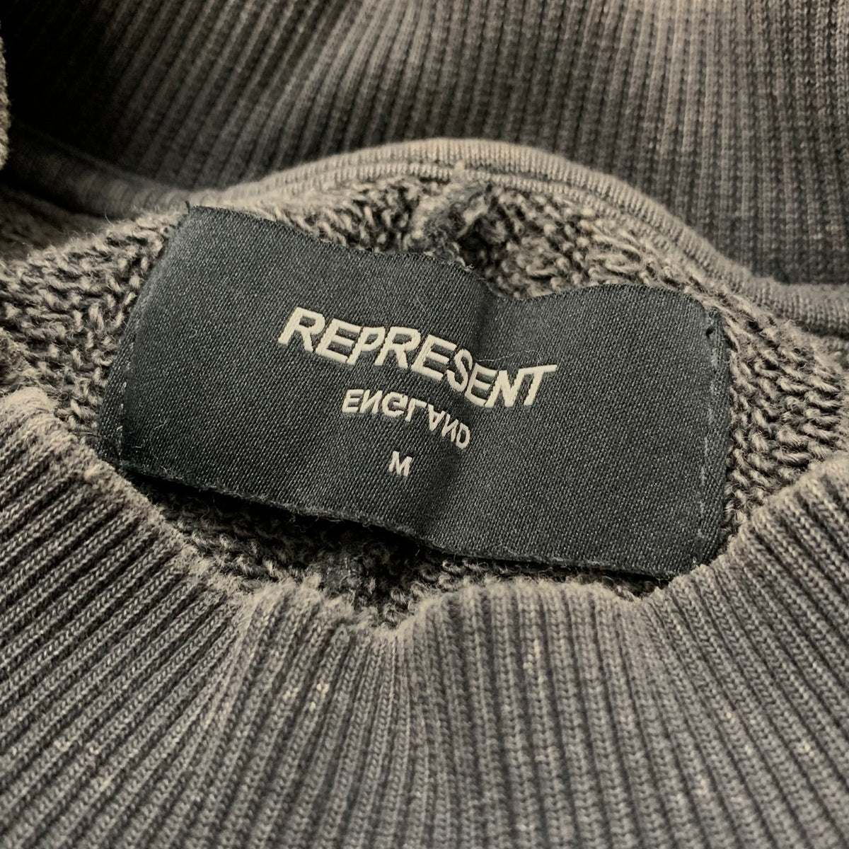 Represent Medium Sweatshirt Spirit Reaper Vintage Black Crewneck Distressed