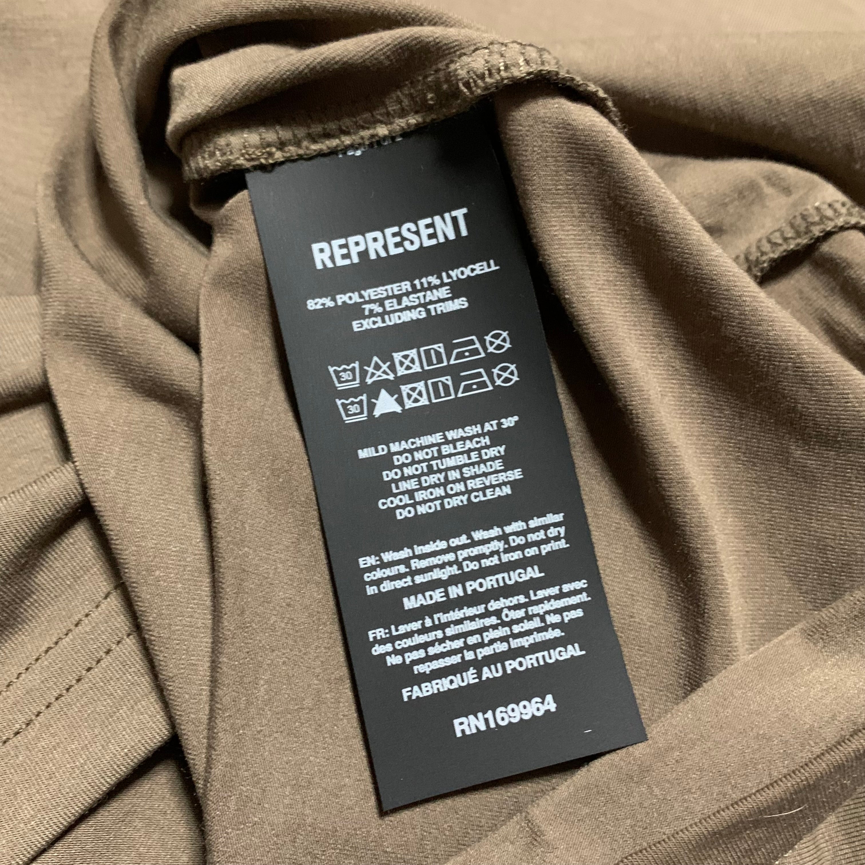 Represent XS 247 Future Terrains Oversized Tee Umber