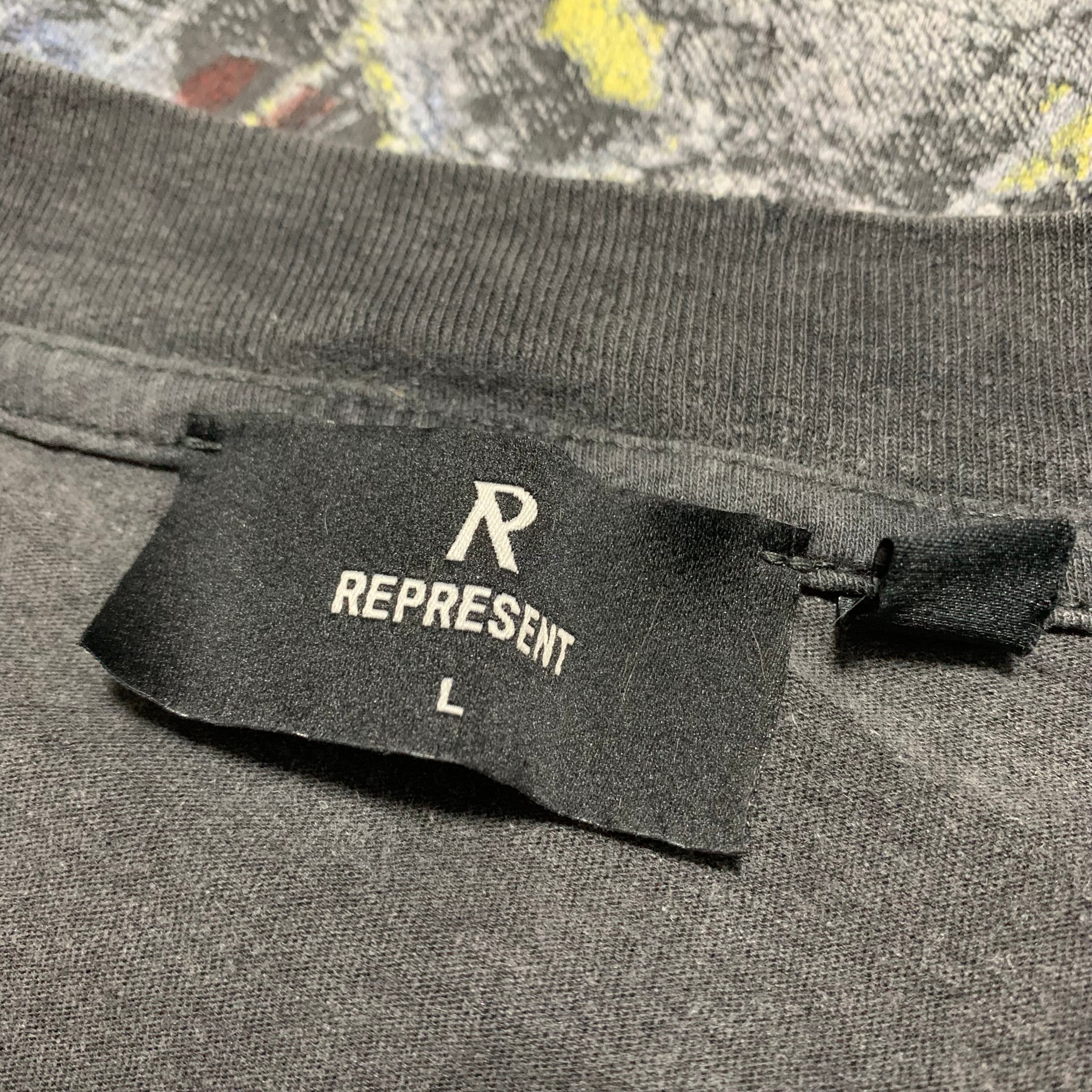 Represent Large Metallica Master Of Puppets Vintage Grey Tee