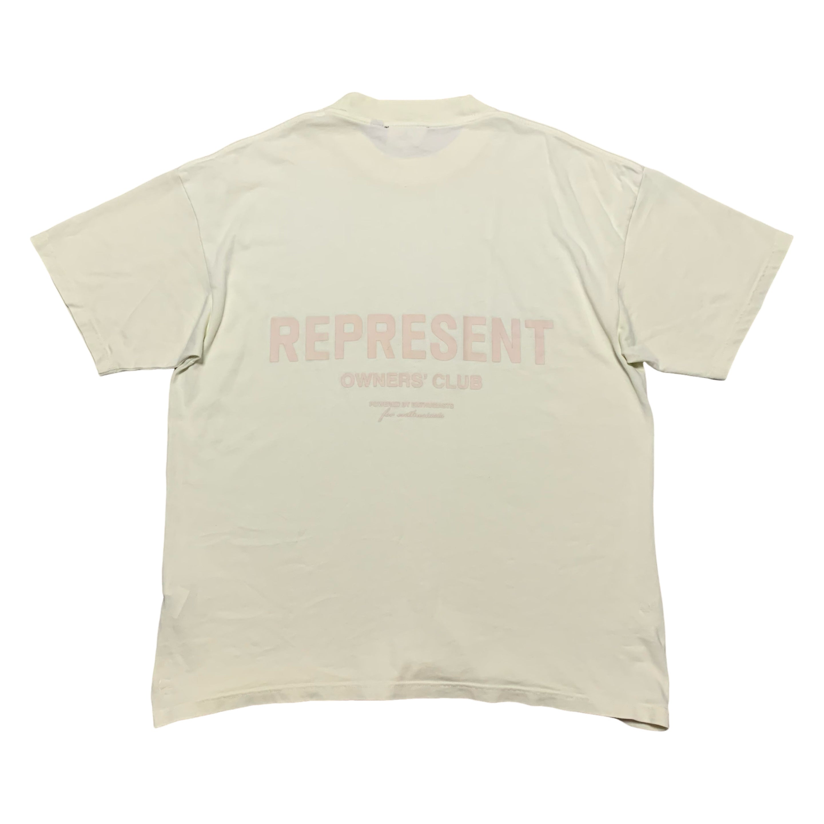 Represent Small Owners Club Buttercream White Tee