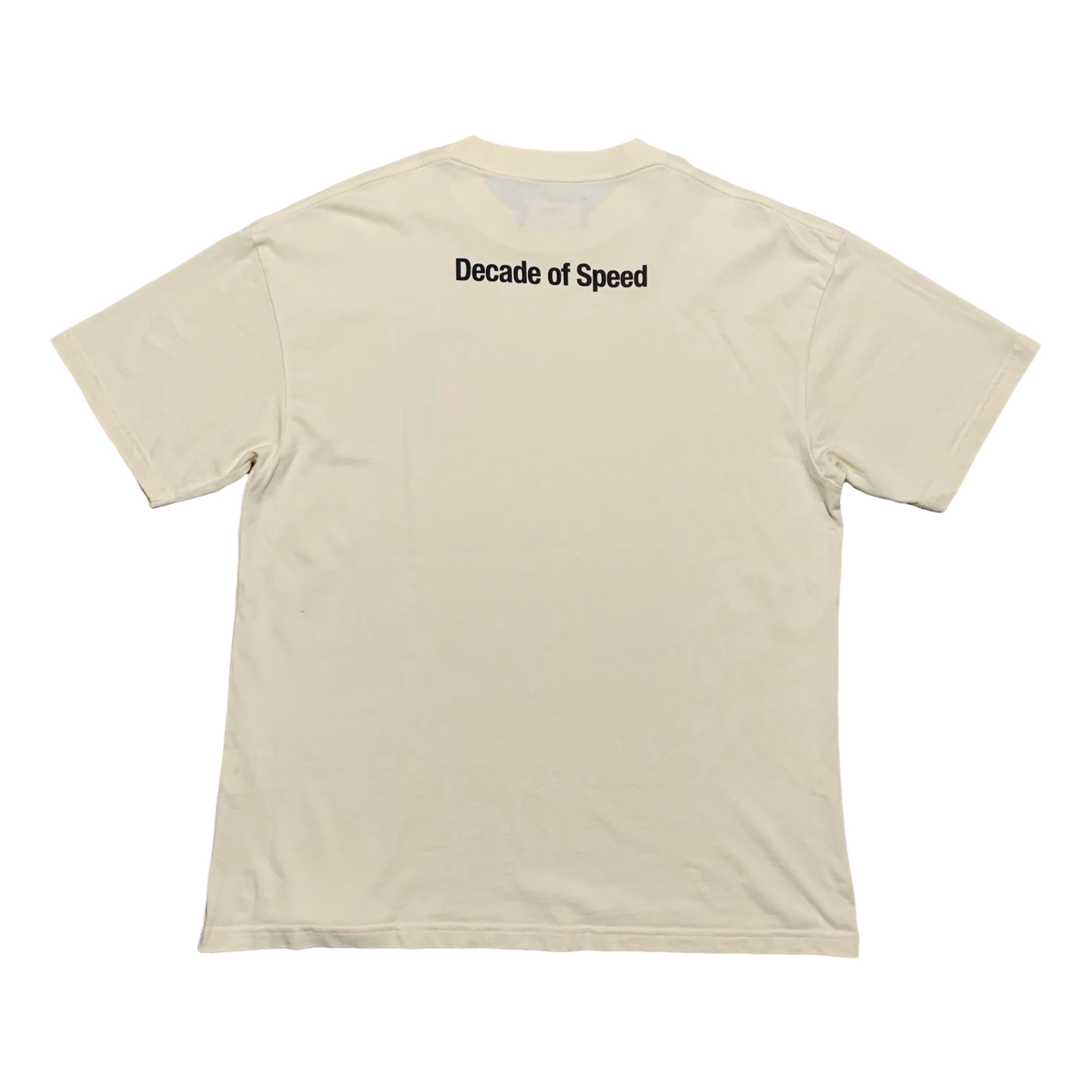 Represent Medium Decade Of Speed Cream White Tee