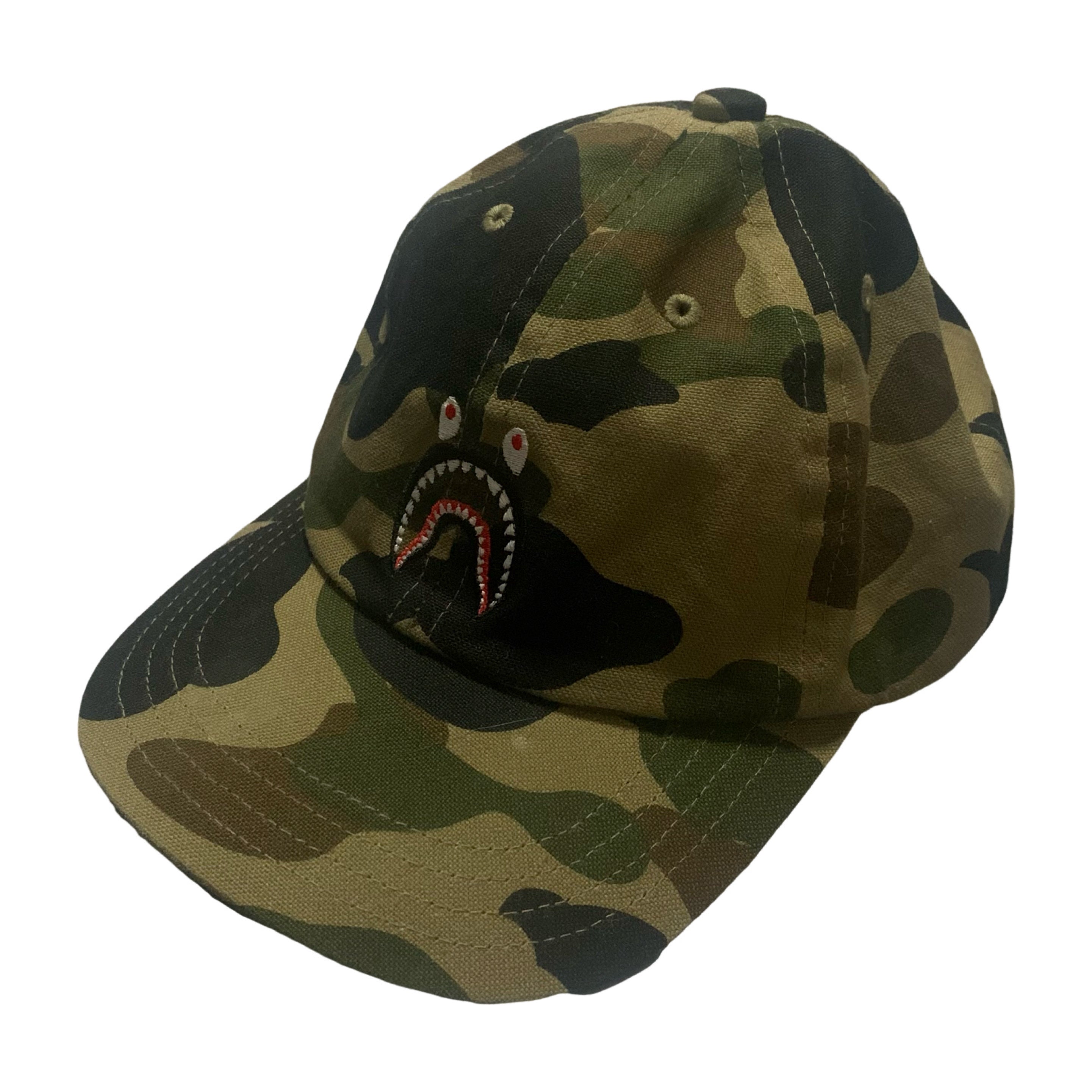 Bape Cap Shark Green Camo Cap Hat