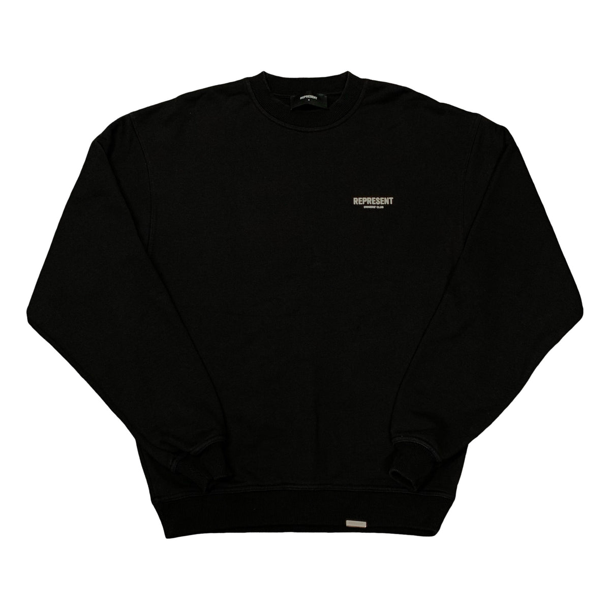 Represent Small Sweatshirt Owners Club Black Crewneck