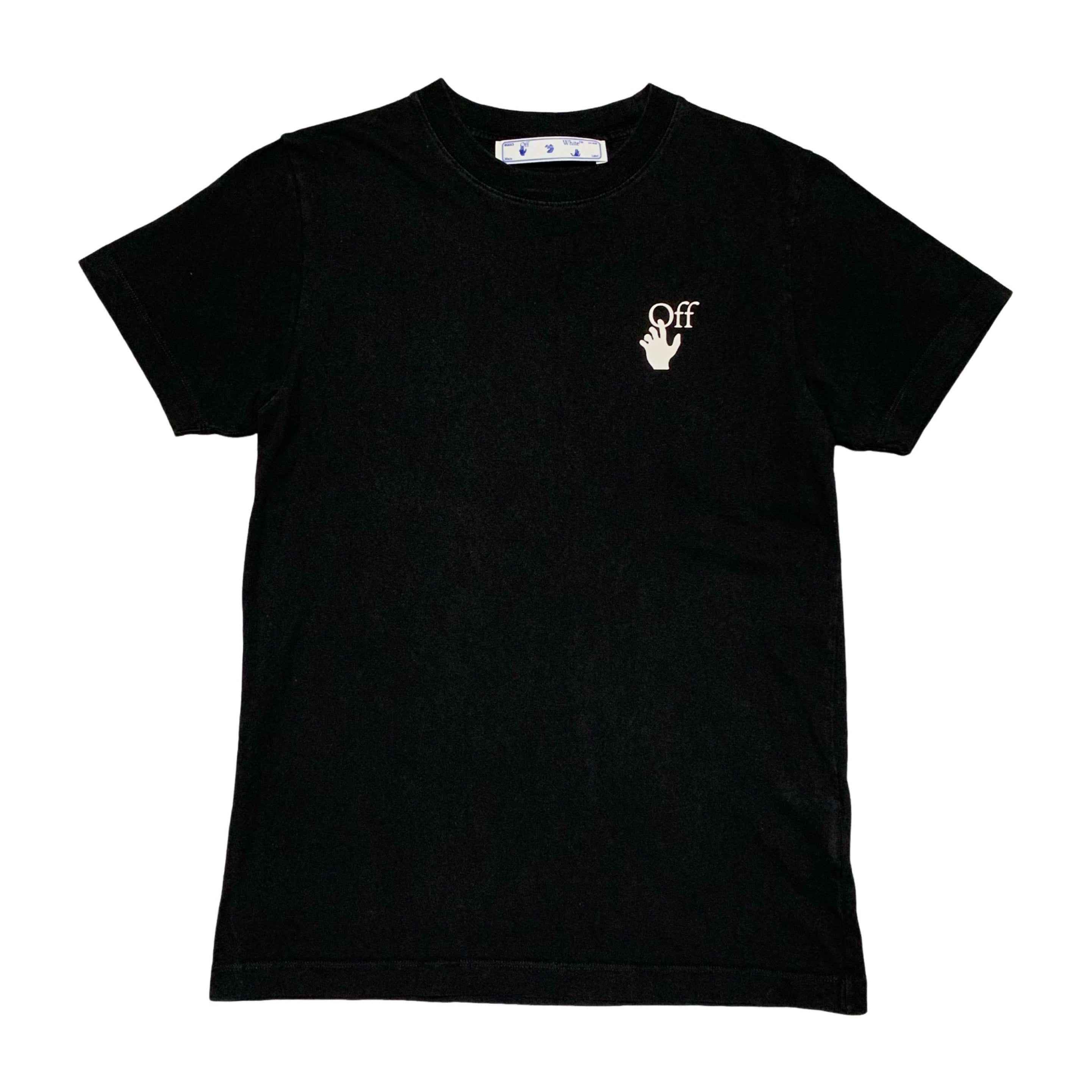 Off White Small Degrade Arrows Black Tee Virgil Abloh