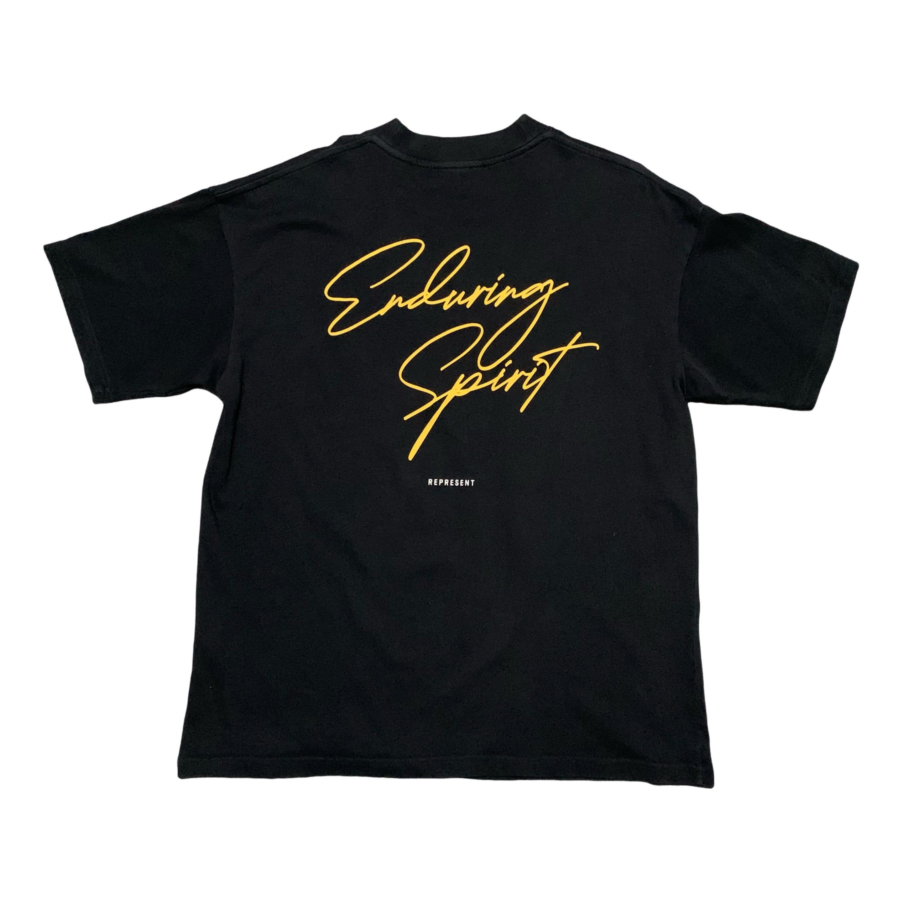 Represent Small Enduring Spirit Black Tee