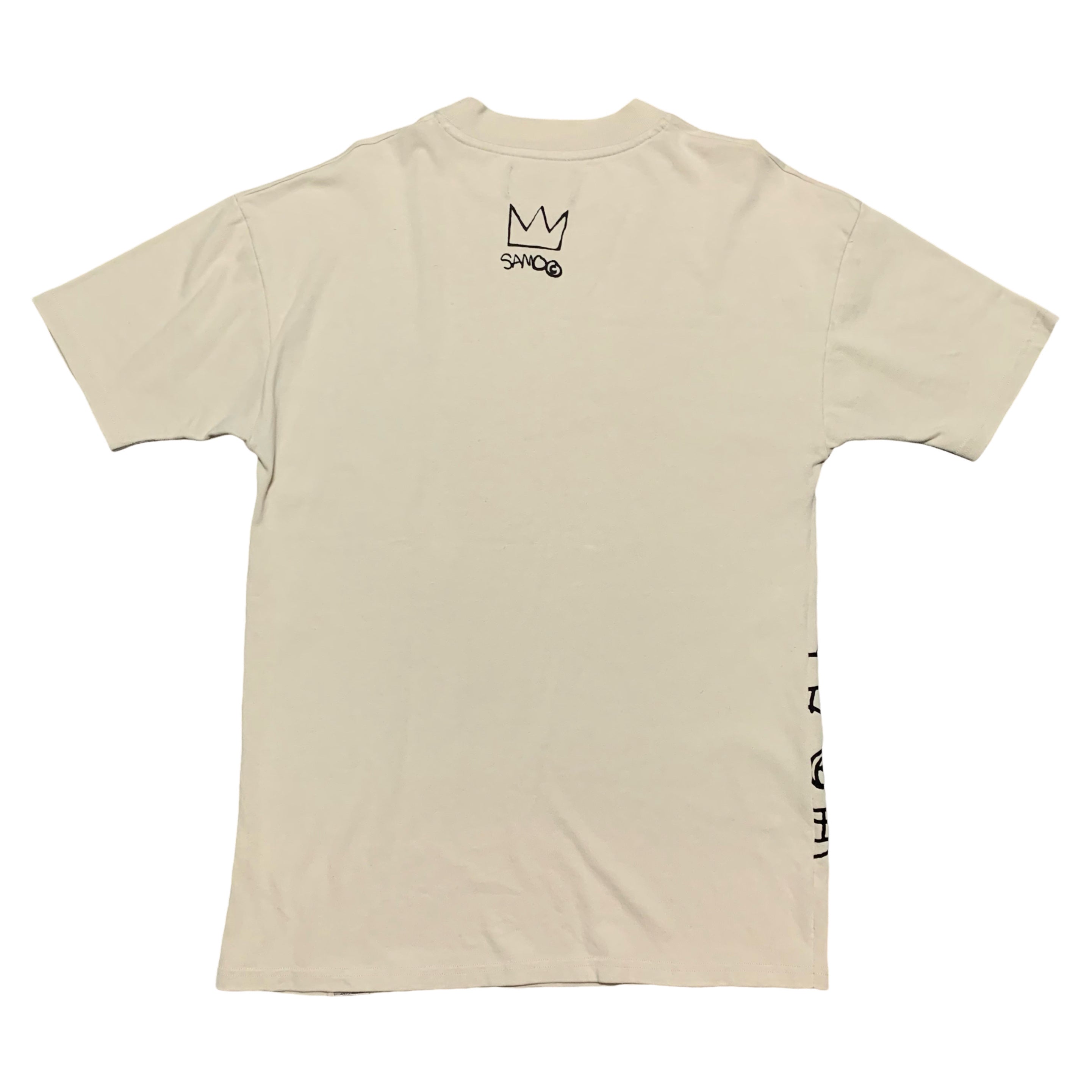 Represent Small Basquiat Flat White Tee Sample 1/1