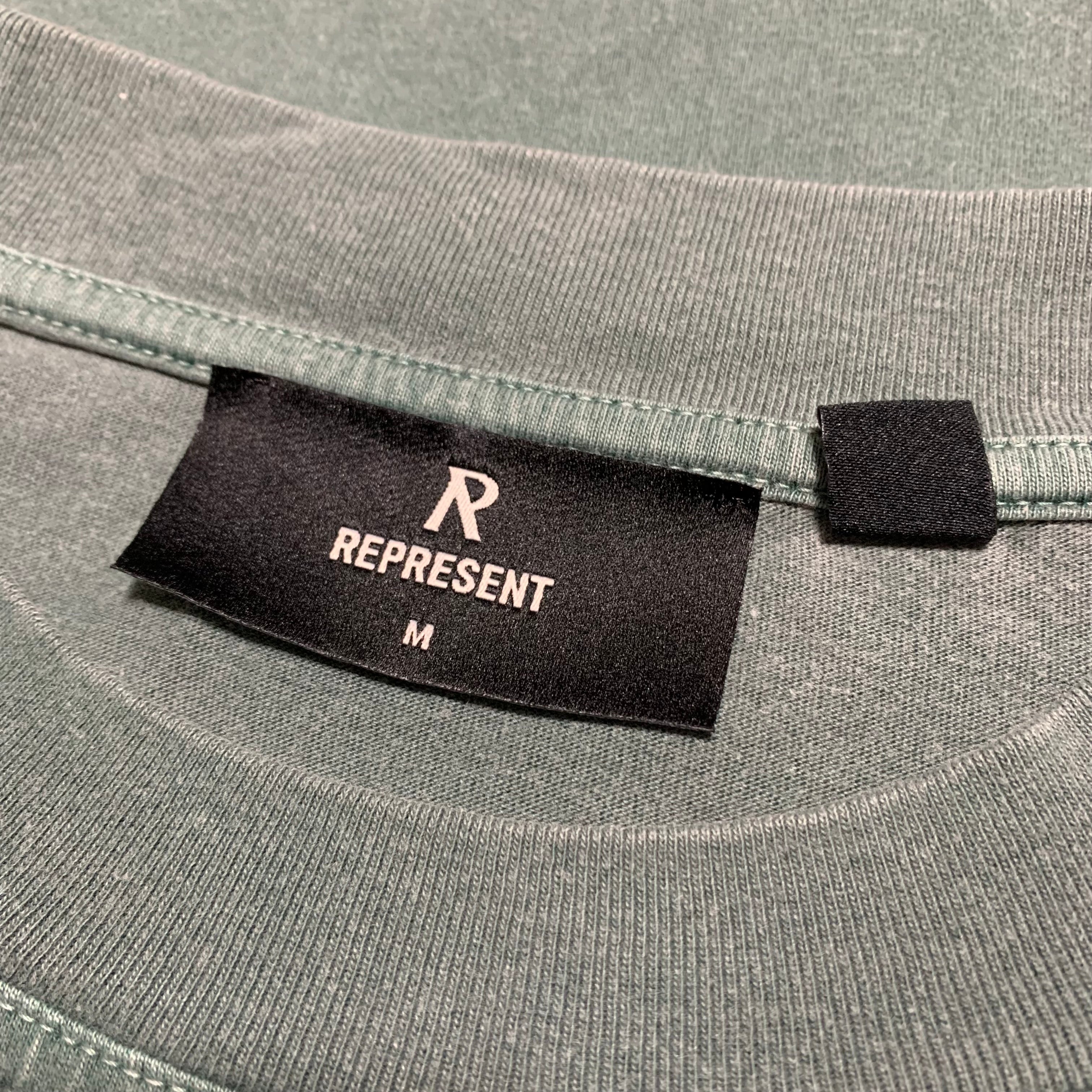 Represent Medium Applique Forest Green Tee