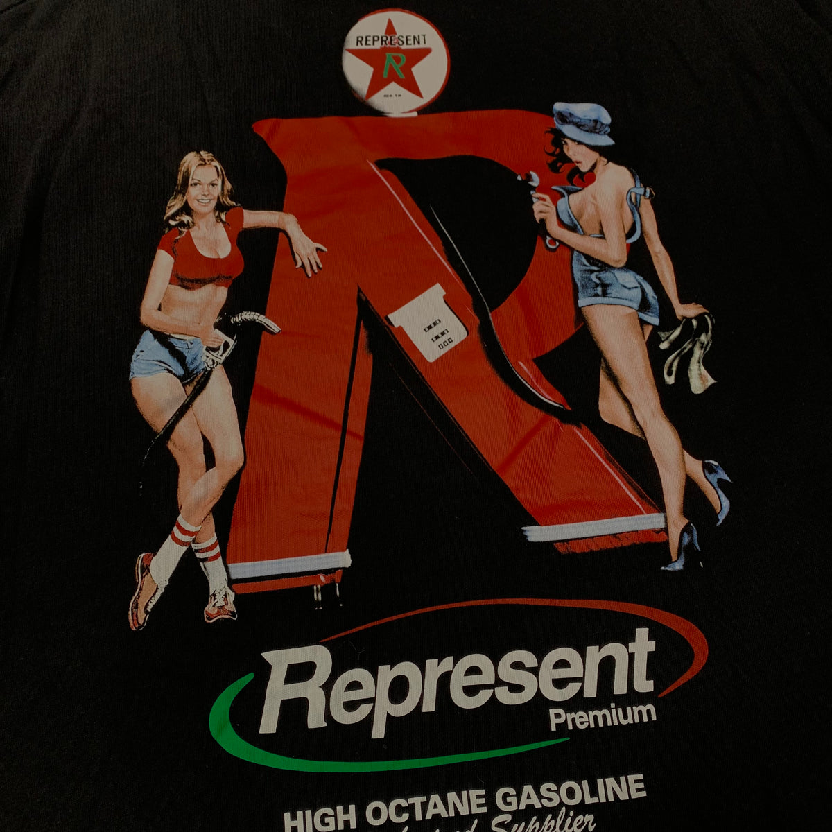 Represent Large Tee Premium Black T-Shirt