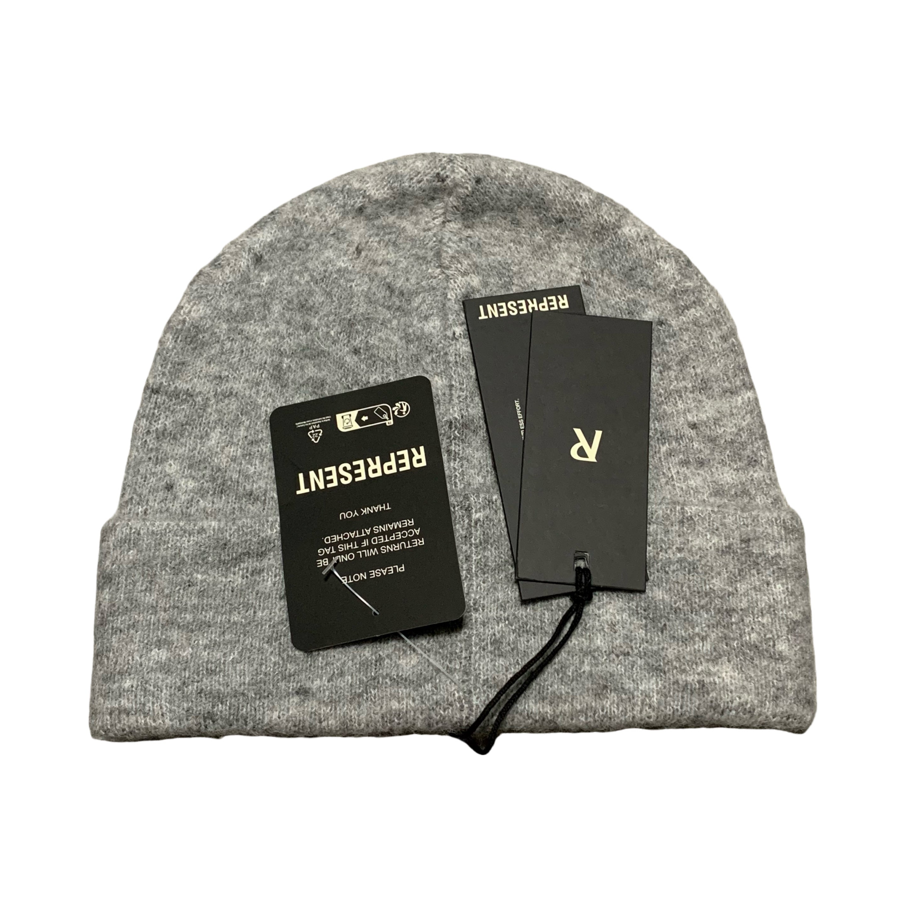 Represent Beanie England Applique Grey Marl Hat