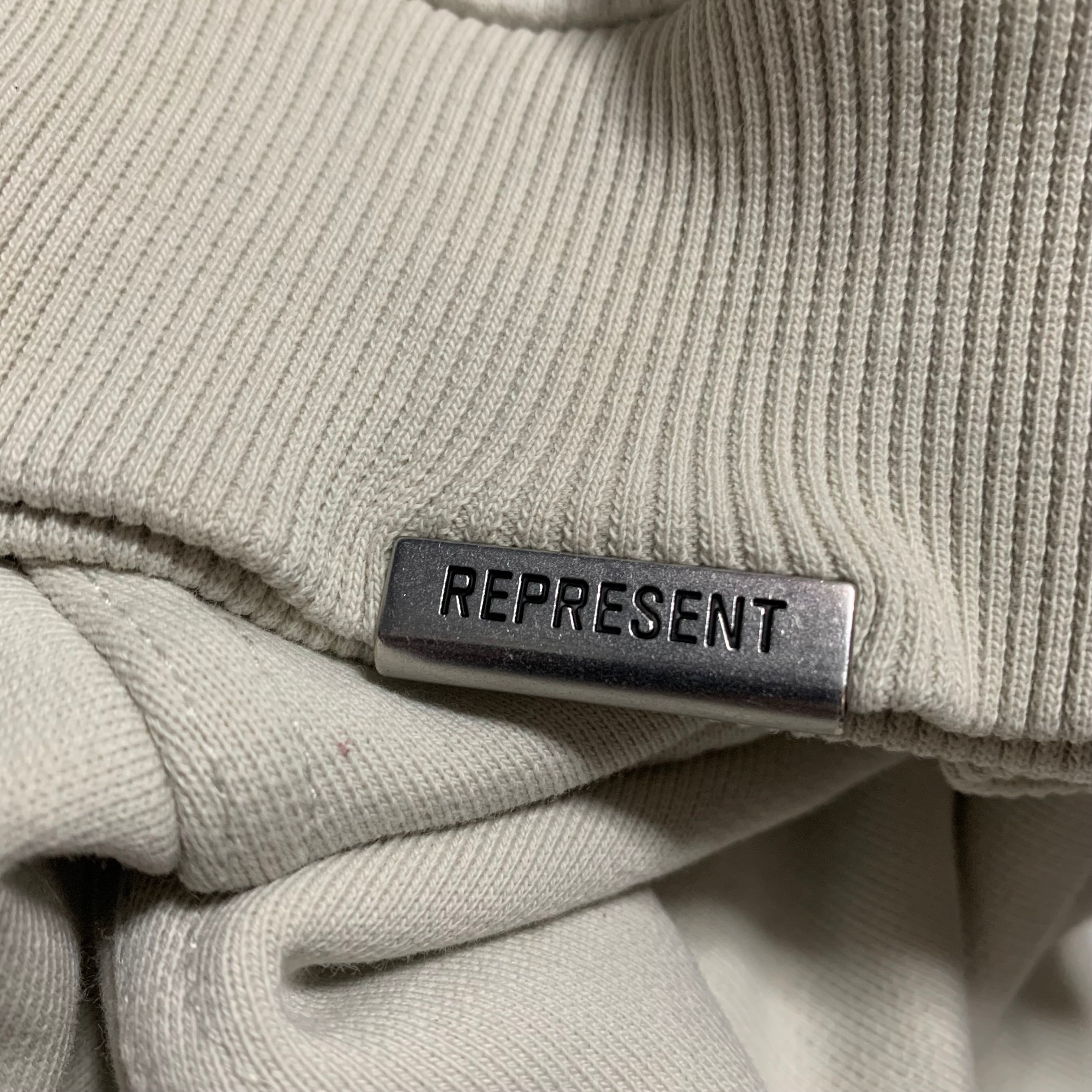 Represent Medium RPRSNT Vintage White Sweater Sweatshirt Crewneck