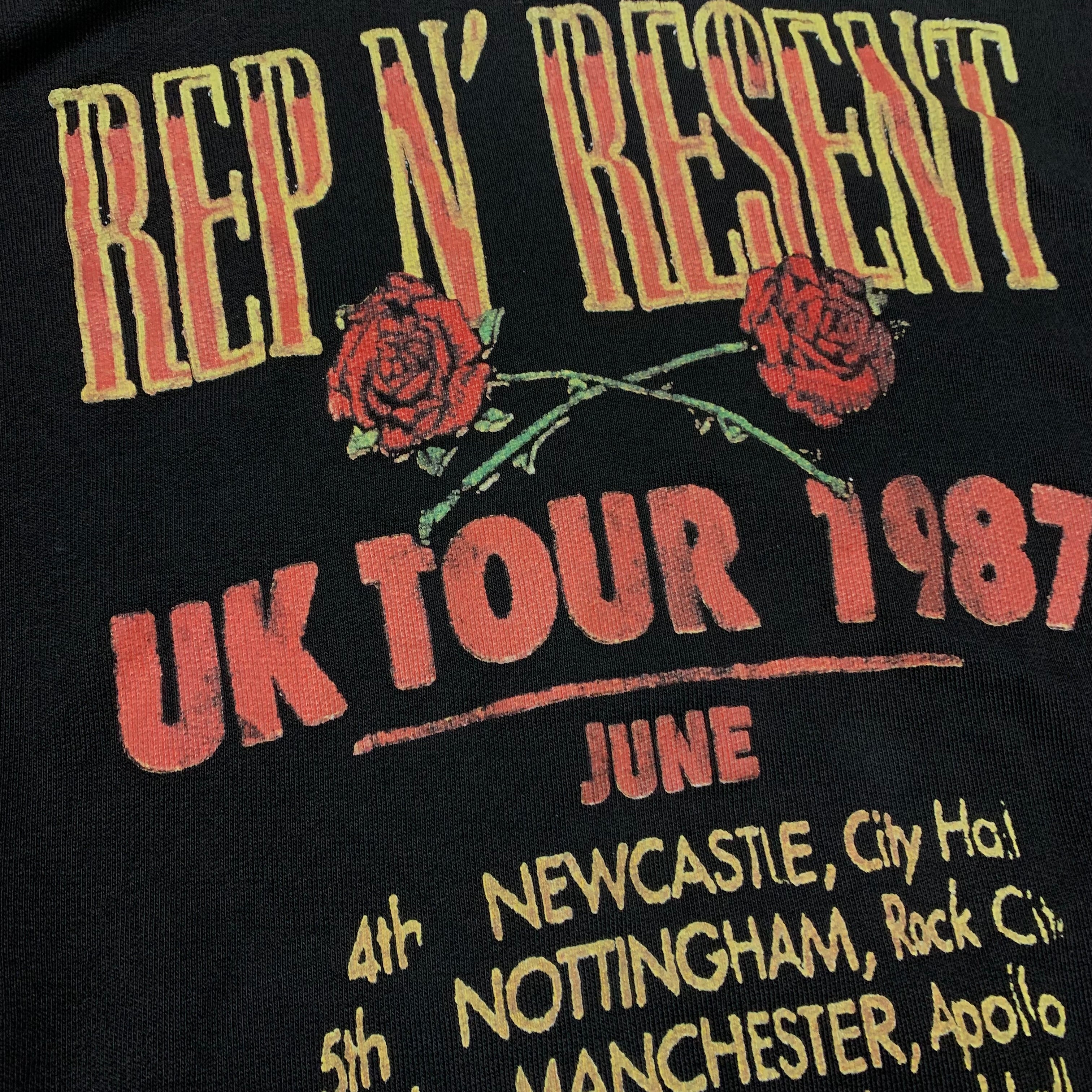 Represent XS Rep N Resent Vintage Black Hoodie