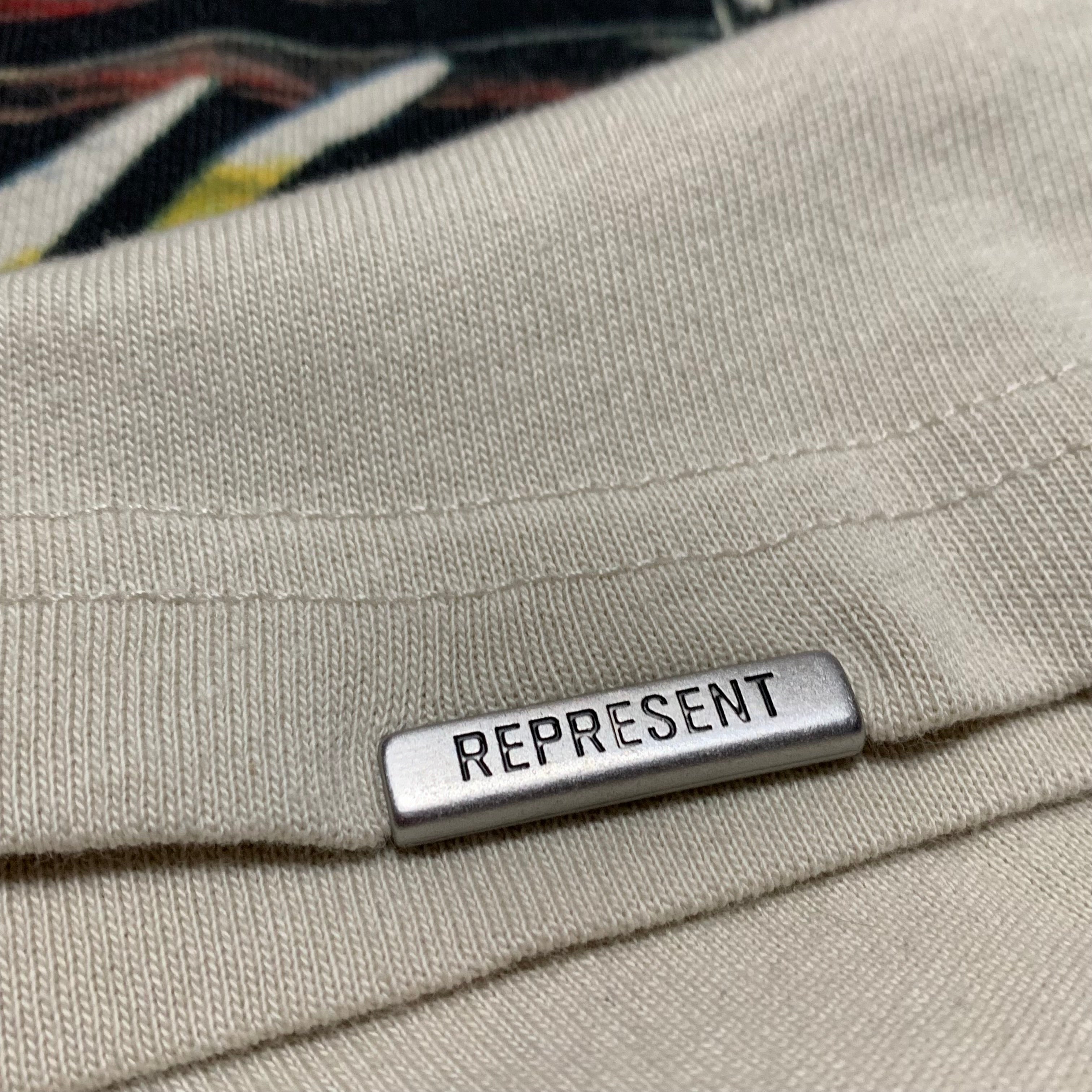 Represent Small Feel The Heat Vintage White Tee