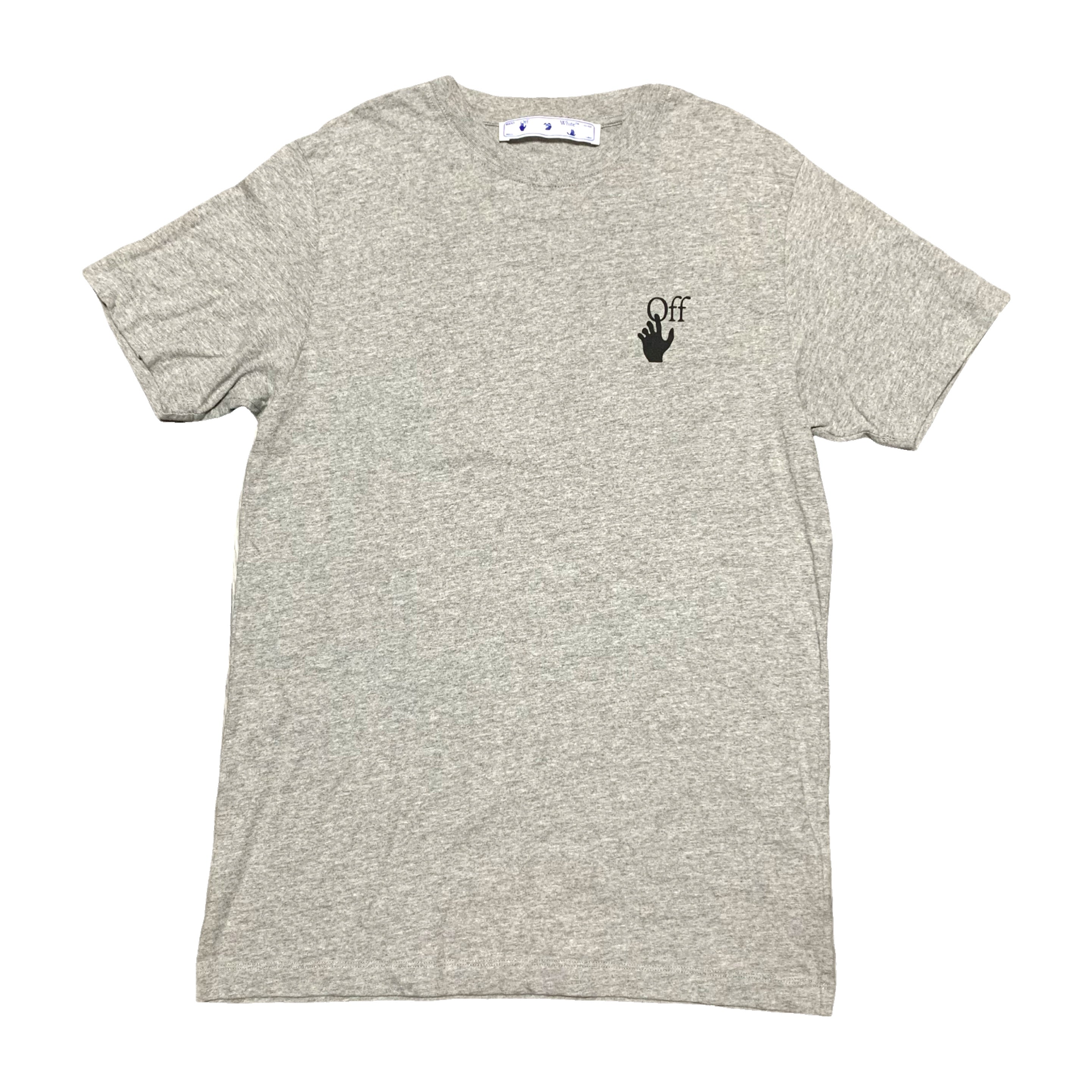 Off White Medium Degrade Arrows Grey Tee Virgil Abloh